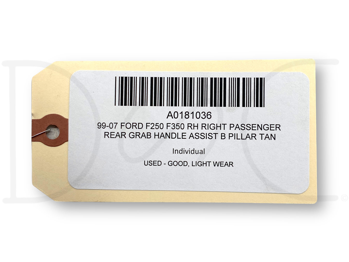 99-07 Ford F250 F350 RH Right Passenger Rear Grab Handle Assist B Pillar Tan
