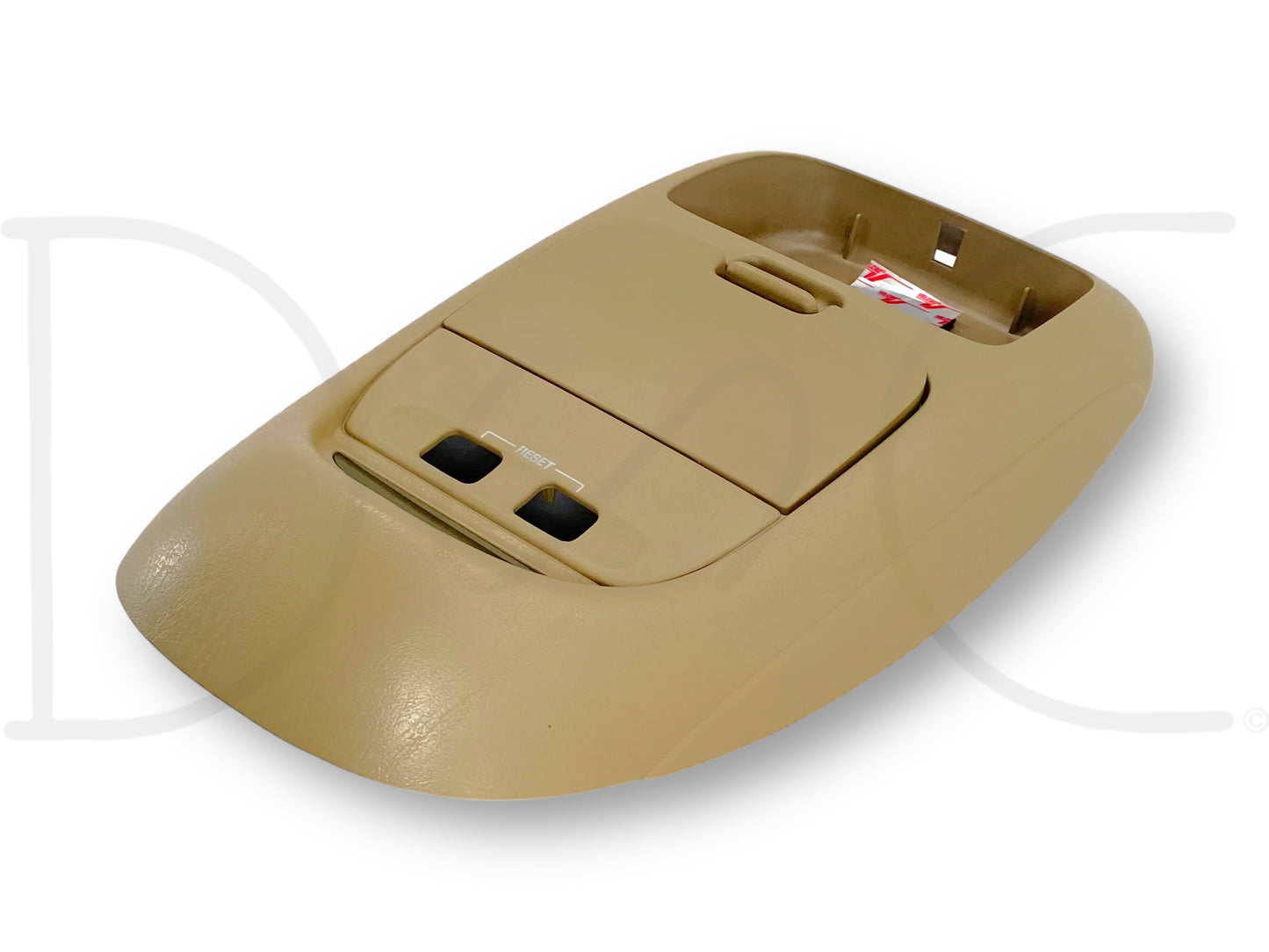02-04 Ford F250 F350 Overhead Console Shell Cover Trim Tan *Blem*