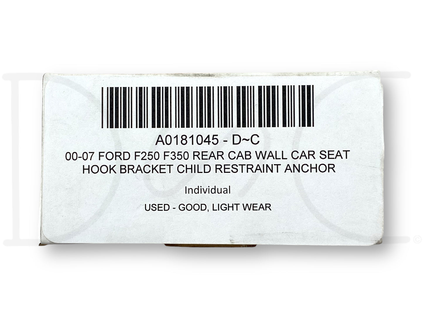 00-07 Ford F250 F350 Rear Cab Wall Car Seat Hook Bracket Child Restraint Anchor