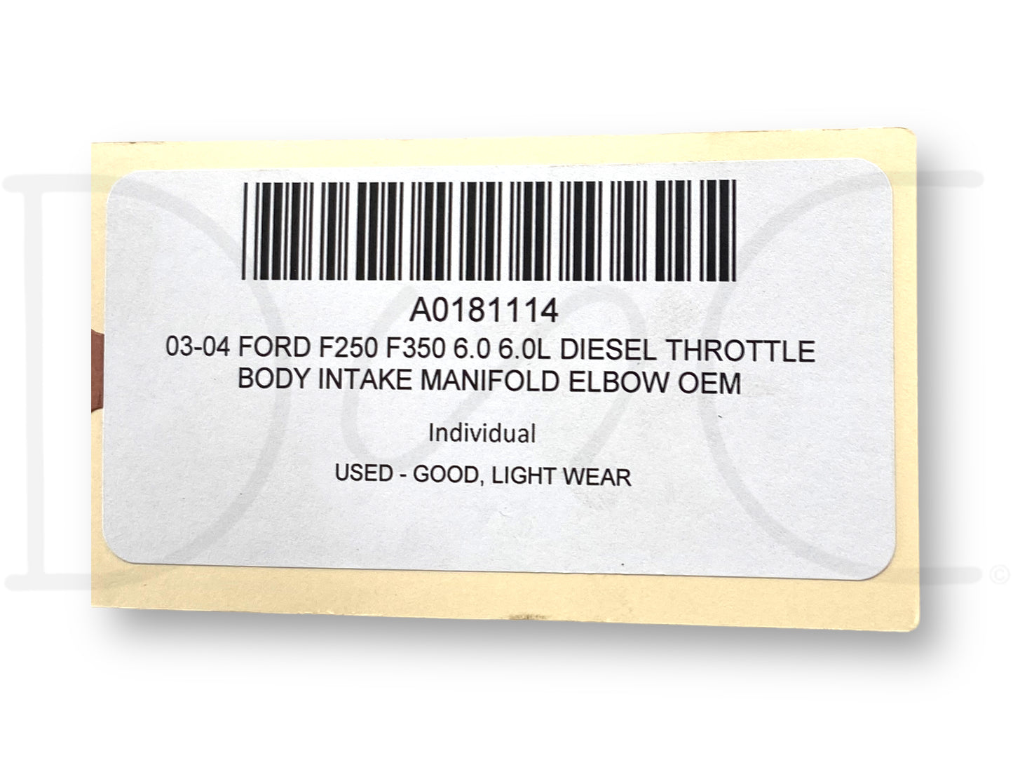 03-04 Ford F250 F350 6.0 6.0L Diesel Throttle Body Intake Manifold Elbow OEM