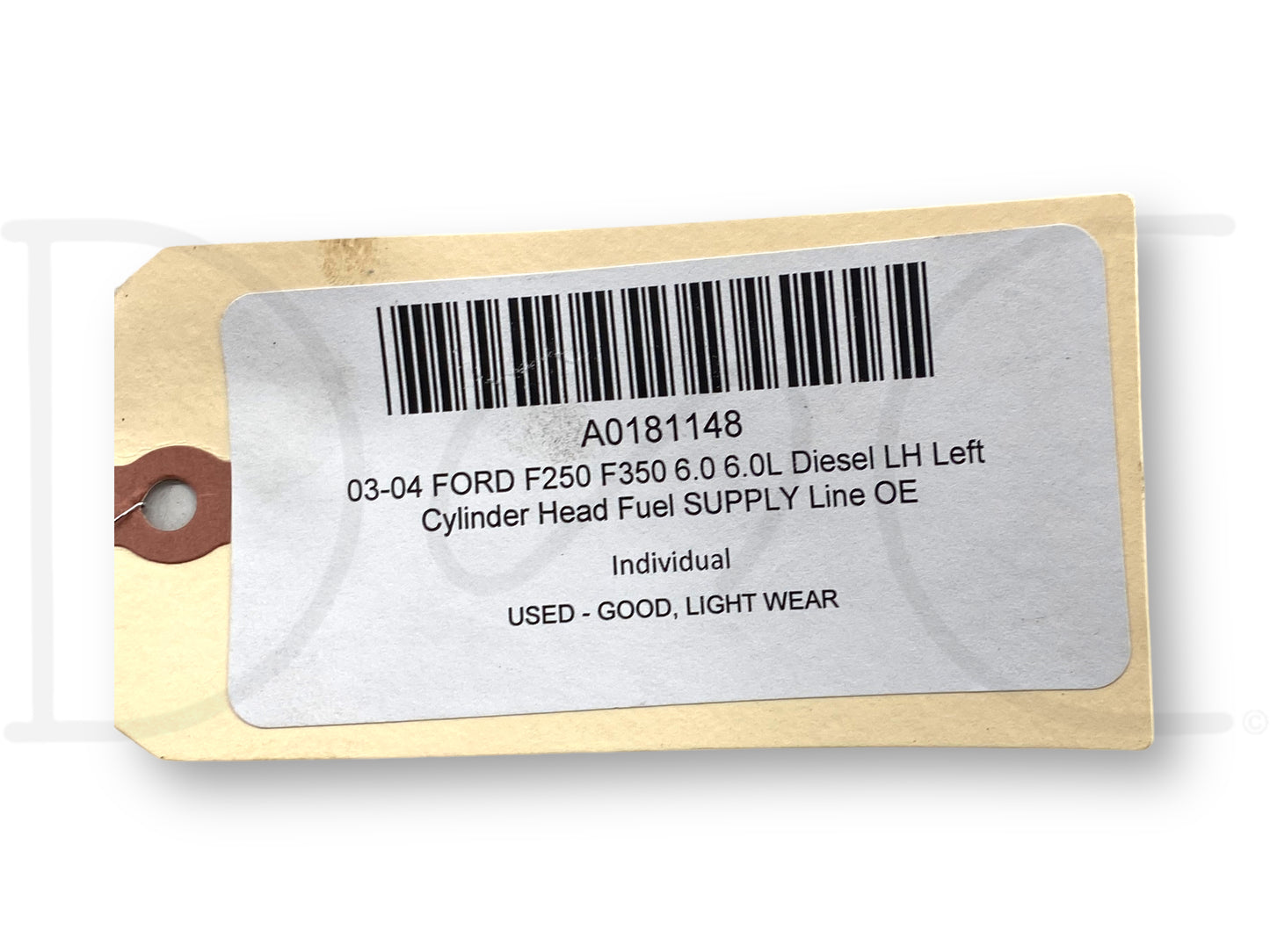 03-07 Ford F250 F350 6.0 6.0L Diesel LH Left Cylinder Head Fuel Supply Line OE