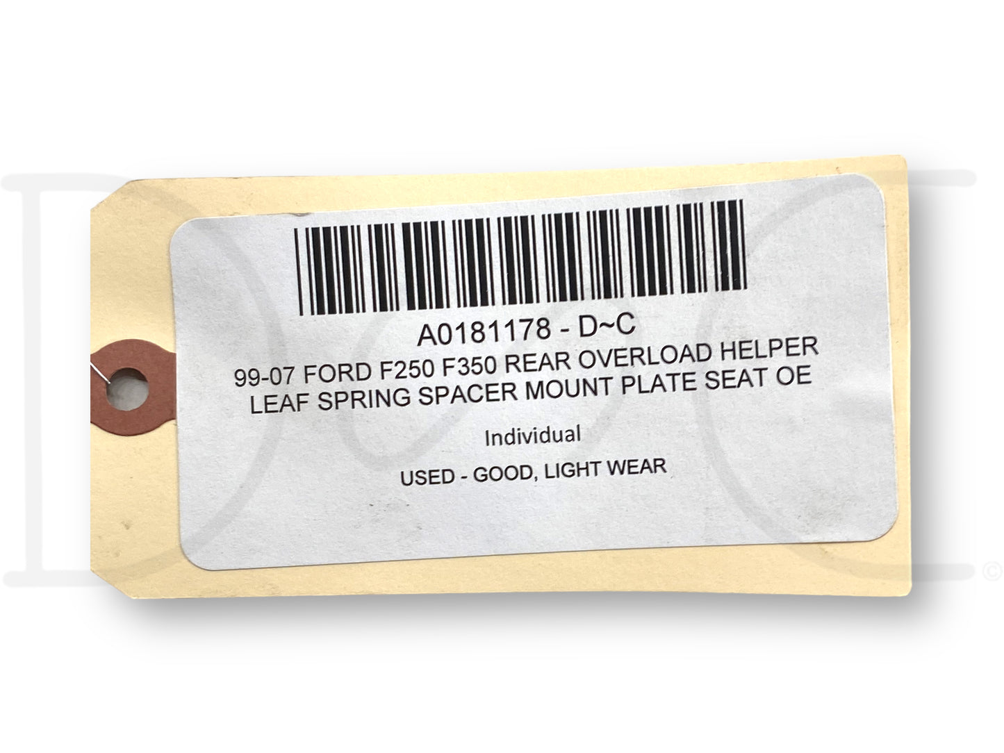 99-07 Ford F250 F350 Rear Overload Helper Leaf Spring Spacer Mount Plate Seat OE