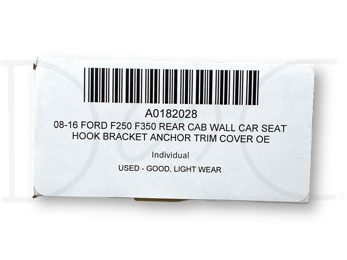 08-16 Ford F250 F350 Rear Cab Wall Car Seat Hook Bracket Anchor Trim Cover OE