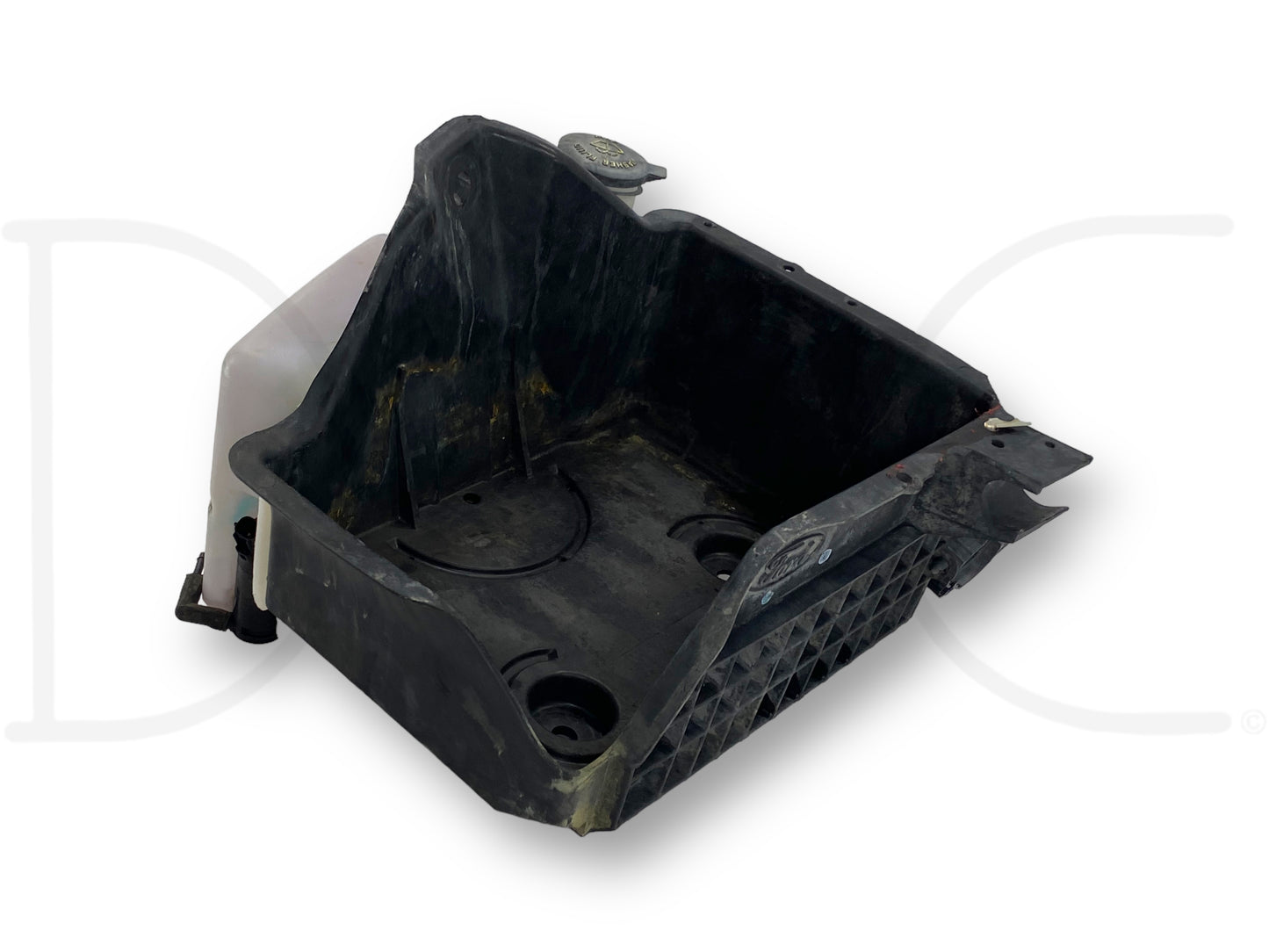 08-10 Ford F250 F350 RH Battery Tray Windshield Washer Fluid Tank Reservoir