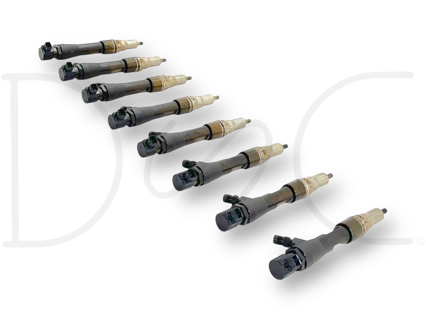 08-10 Ford F250 F350 6.4 6.4L Diesel Fuel Injector Set (8) Injectors *Untested*