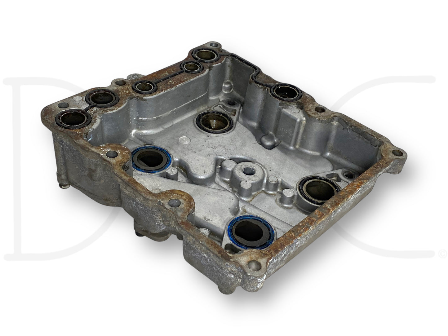 08-10 Ford F250 F350 6.4 6.4L Oil Cooler Housing Cover Assembly 1855840C96