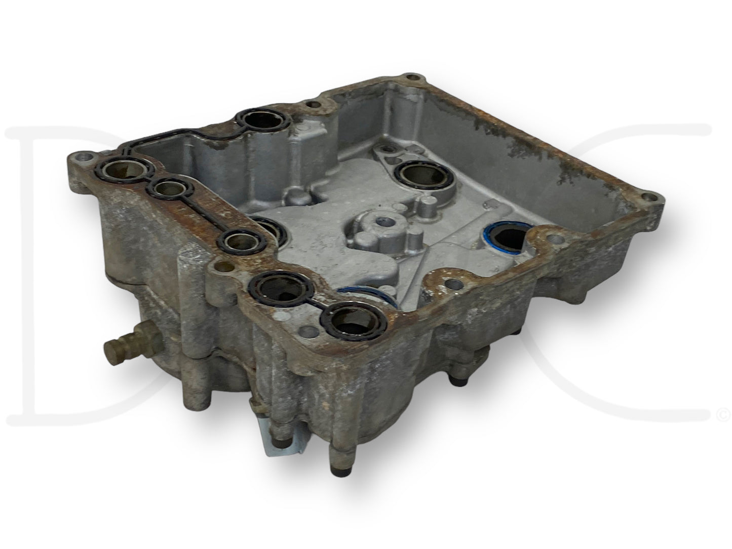 08-10 Ford F250 F350 6.4 6.4L Oil Cooler Housing Cover Assembly 1855840C96