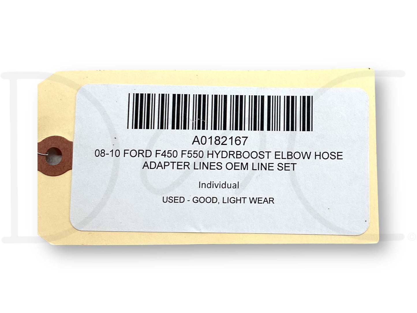 08-10 Ford F450 F550 Hydroboost Elbow Hose Adapter Lines OEM Line Set