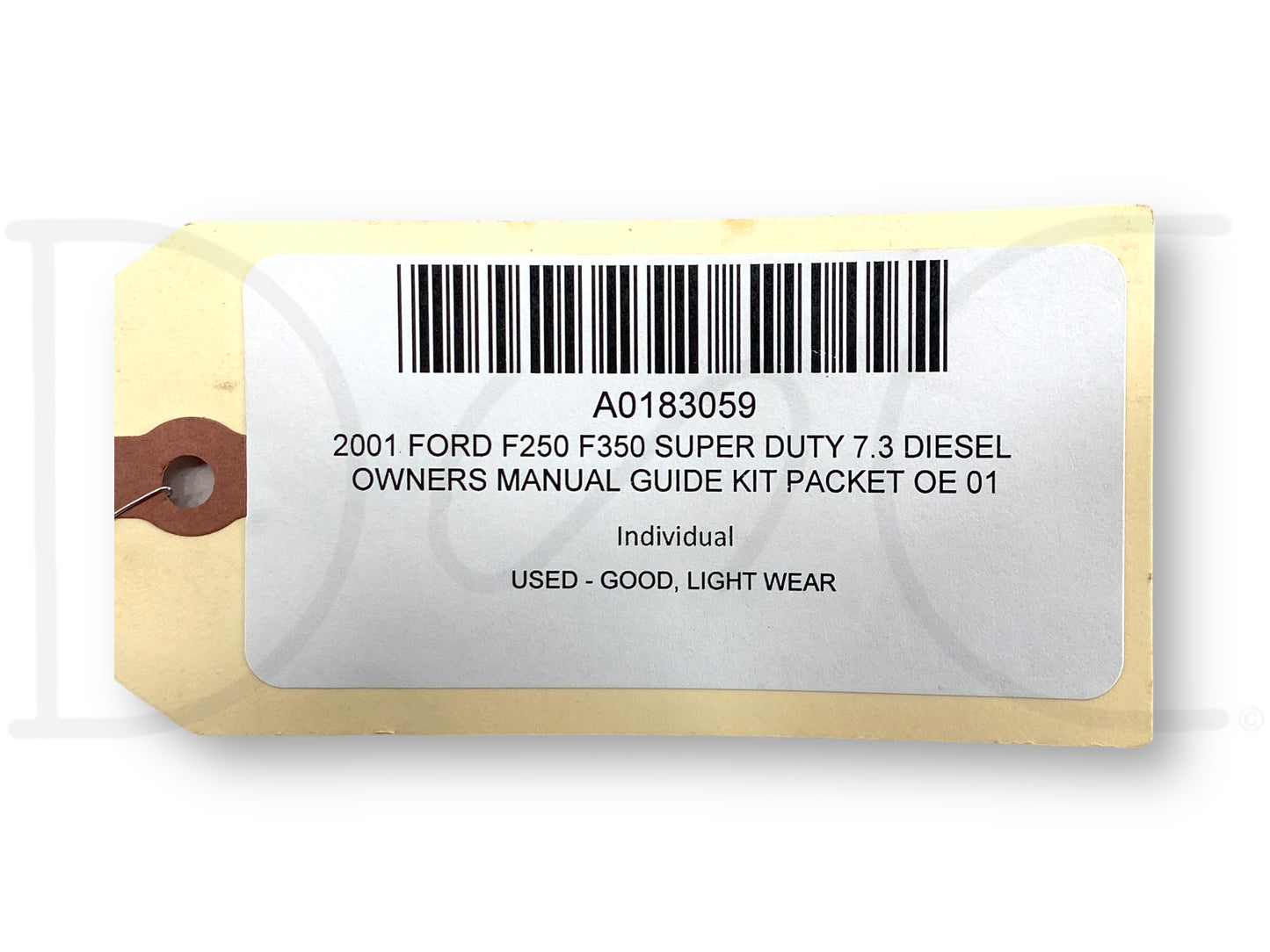 2001 Ford F250 F350 Super Duty 7.3 Diesel Owners Manual Guide Kit Packet OE 01