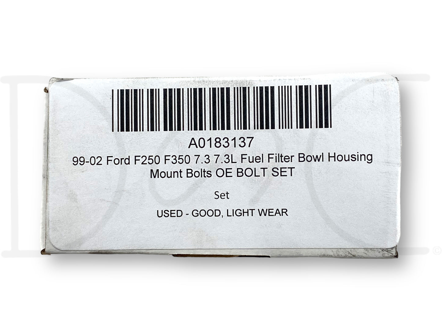 99-02 Ford F250 F350 7.3 7.3L Fuel Filter Bowl Housing Mount Bolts OE Bolt Set