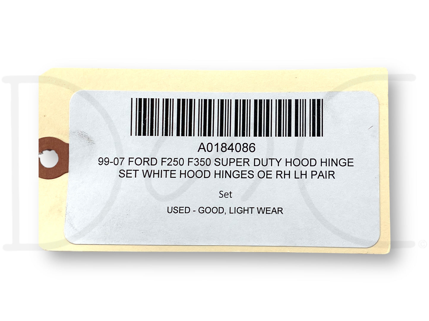 99-07 Ford F250 F350 Super Duty Hood Hinge Set White Hood Hinges OE RH LH Pair