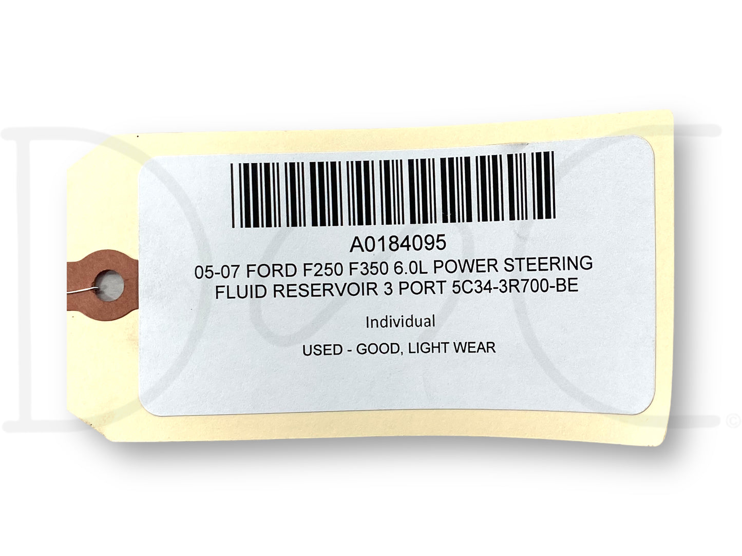 05-07 Ford F250 F350 6.0L Power Steering Fluid Reservoir 3 Port 5C34-3R700-Be
