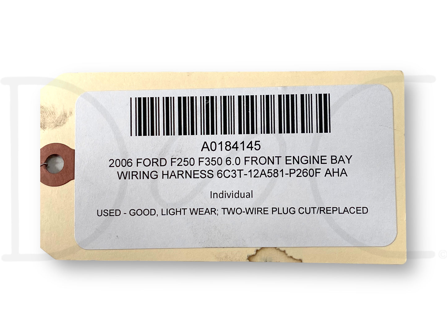 2006 Ford F250 F350 6.0 Front Engine Bay Wiring Harness 6C3T-12A581-P260F Aha