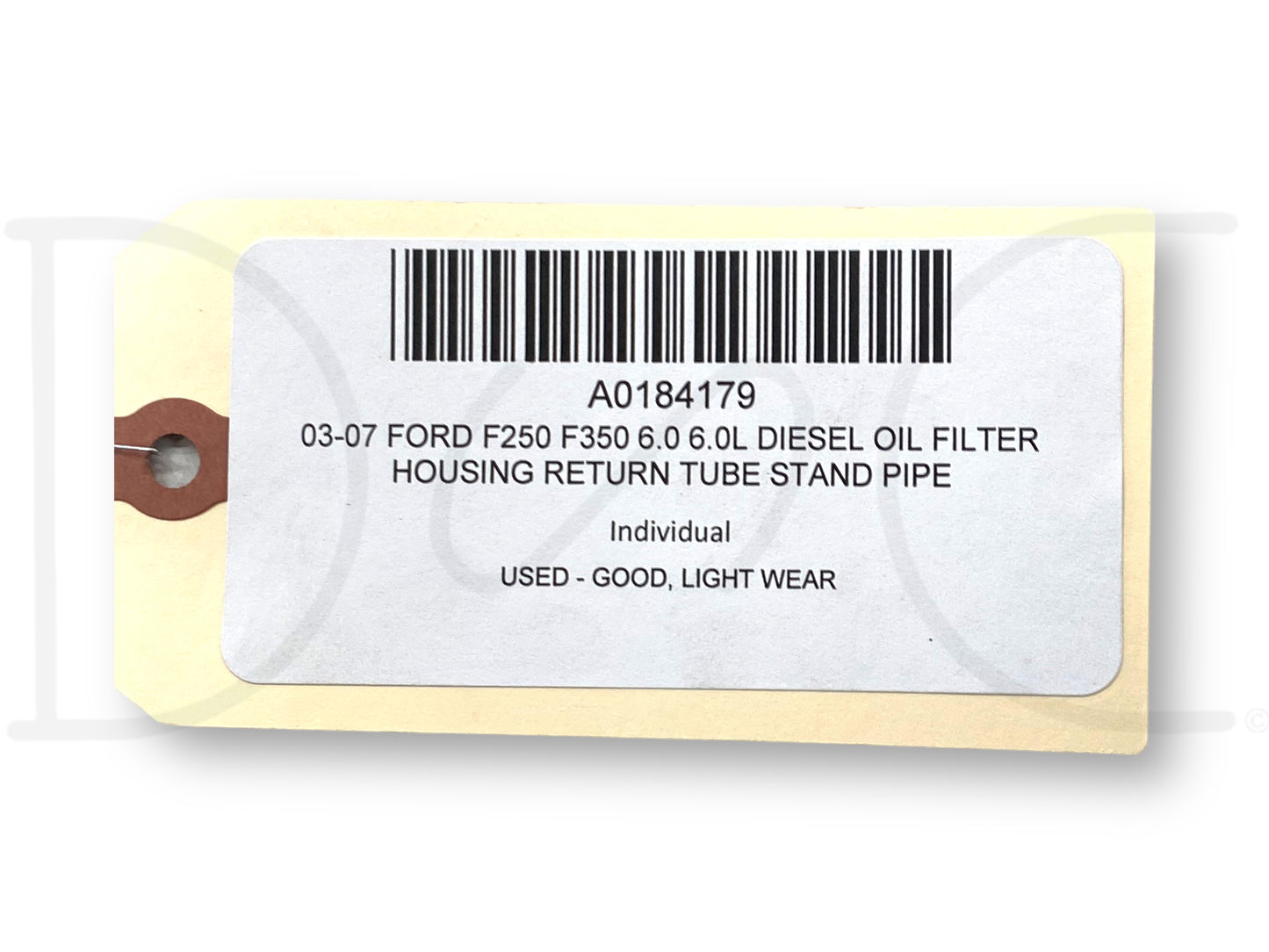 03-07 Ford F250 F350 6.0 6.0L Diesel Oil Filter Housing Return Tube Stand Pipe