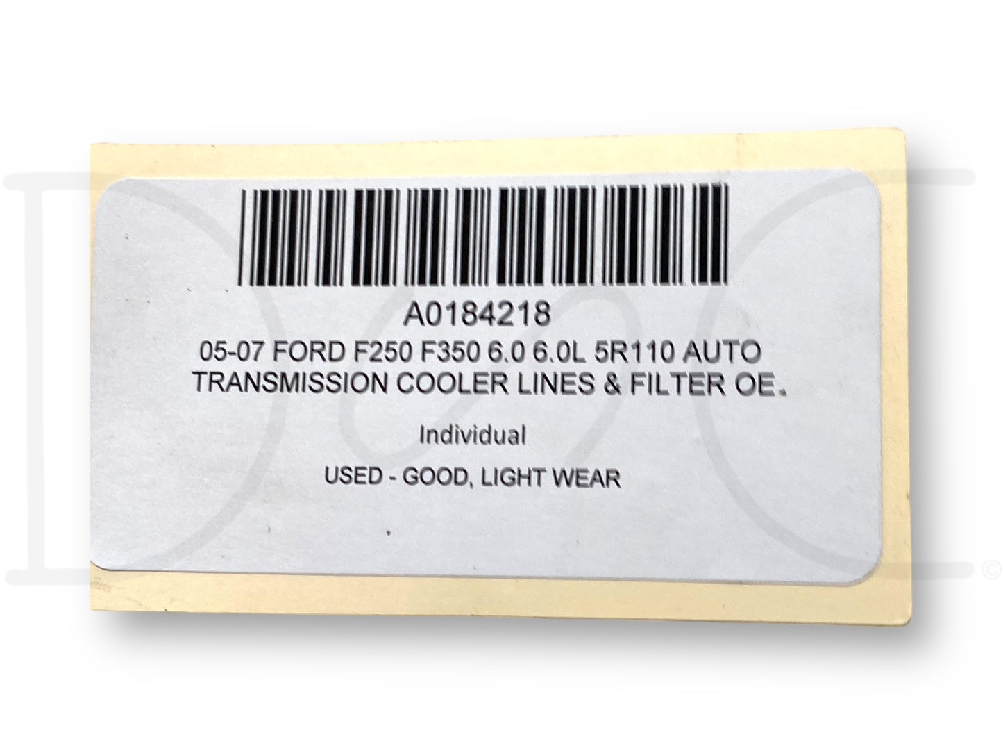 05-07 Ford F250 F350 6.0 6.0L 5R110 Auto Transmission Cooler Lines & Filter OE
