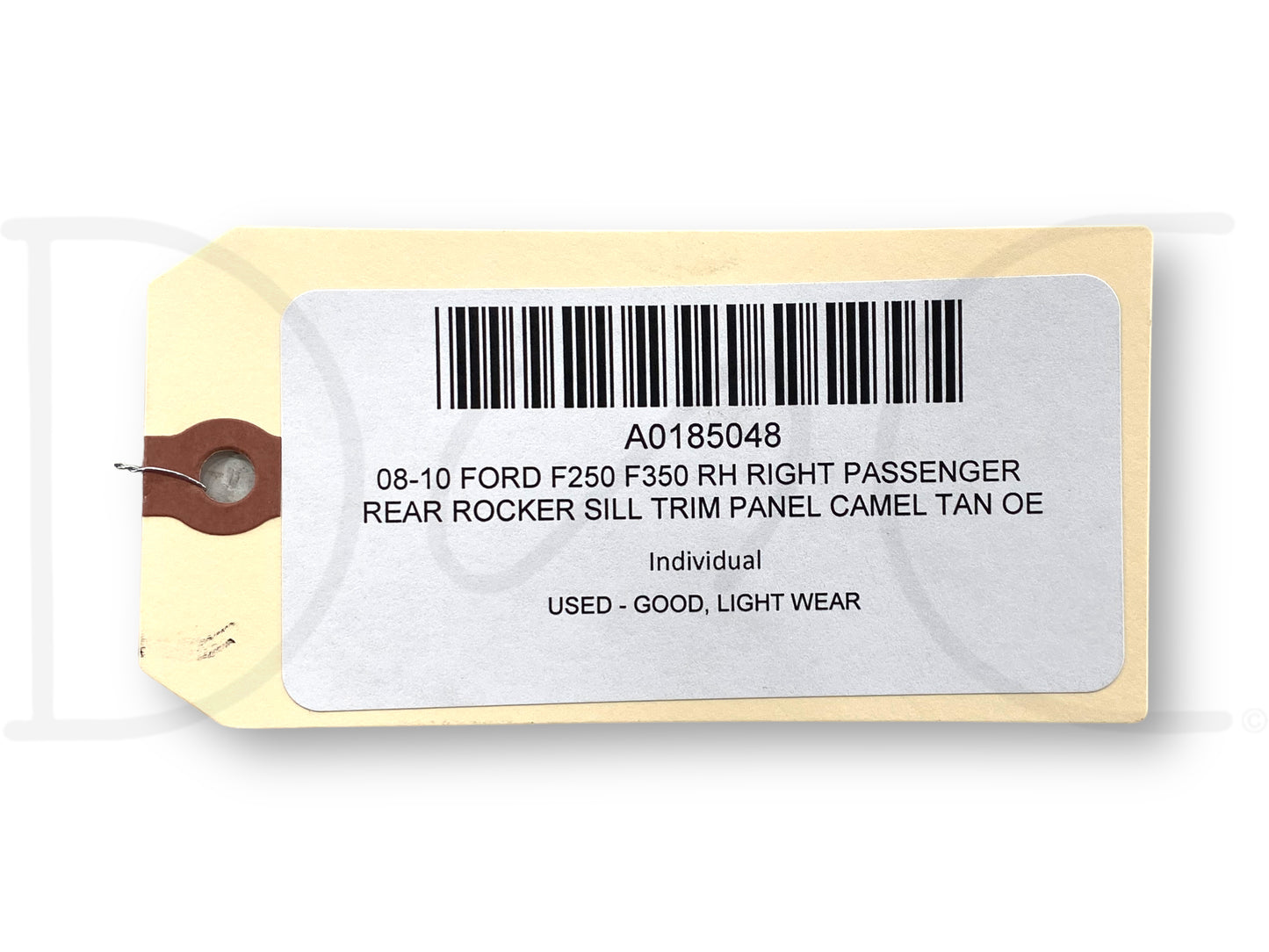 08-10 Ford F250 F350 RH Right Passenger Rear Rocker Sill Trim Panel Camel Tan OE