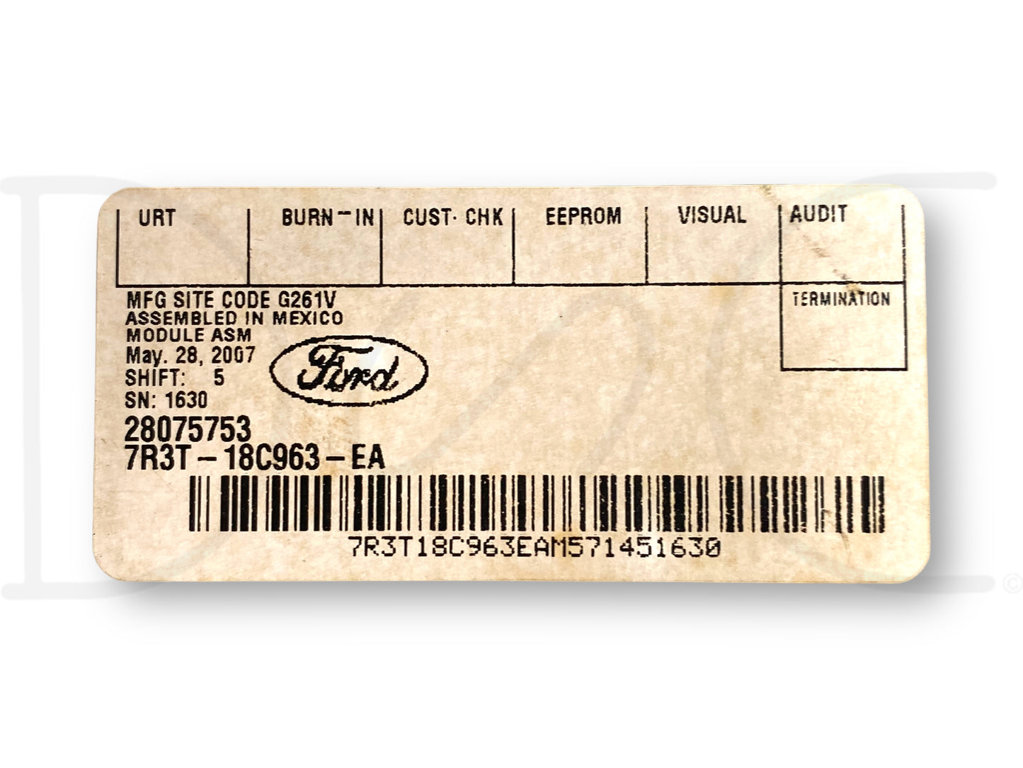 08-12 Ford F250 F350 Sirius Satellite Radio Module OEM 7R3T-18C963-Ea