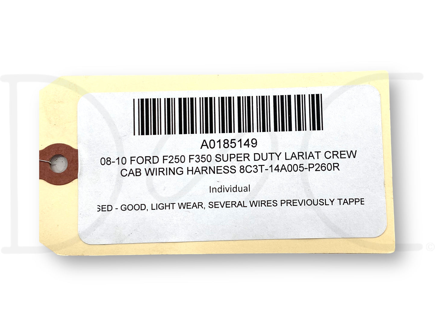 08-10 Ford F250 F350 Super Duty Lariat Crew Cab Wiring Harness 8C3T-14A005-P260R