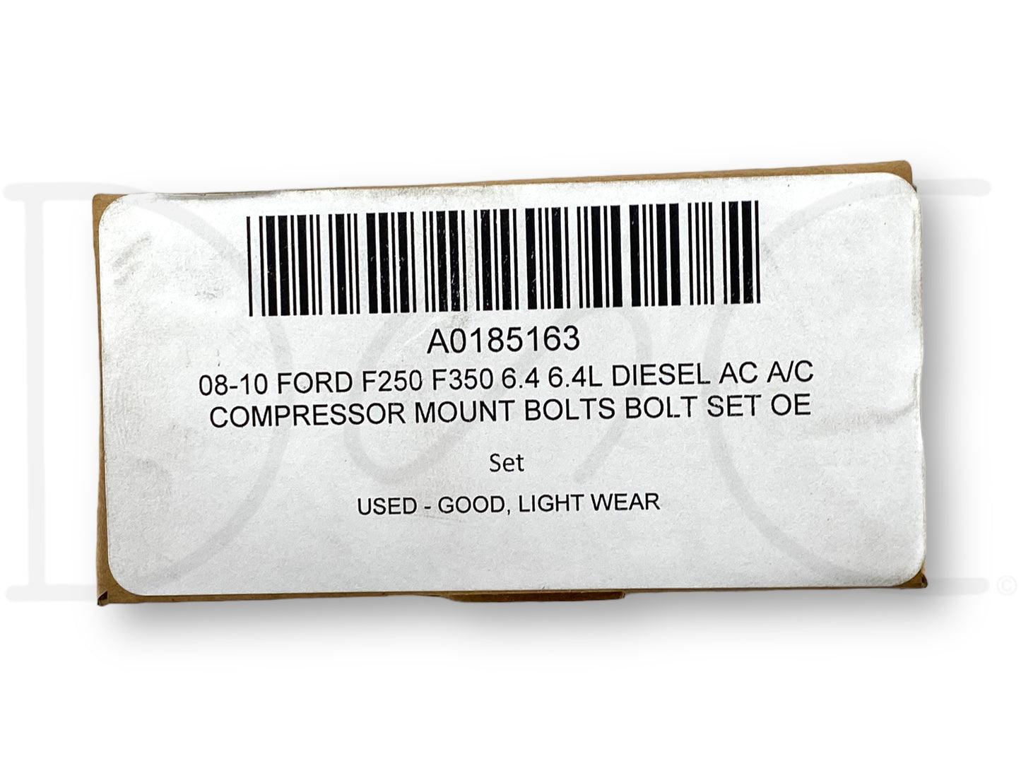 08-10 Ford F250 F350 6.4 6.4L Diesel Ac A/C Compressor Mount Bolts Bolt Set OE