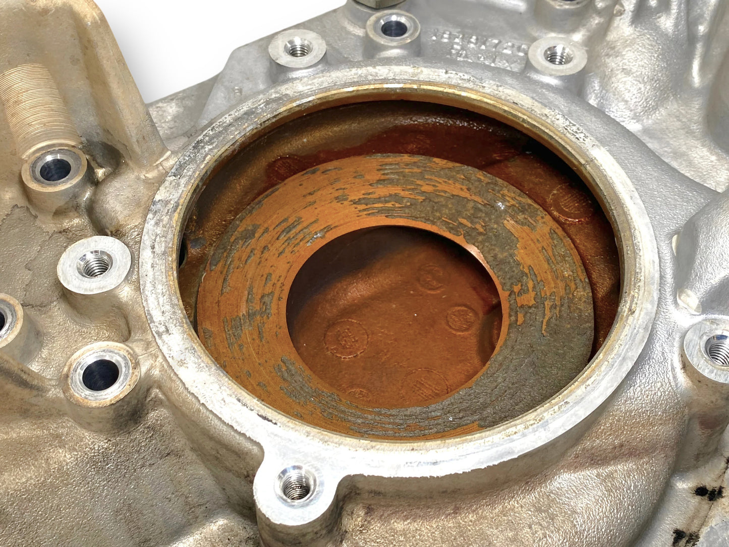 08-10 Ford F250 F350 6.4 6.4L Diesel Front Timing Cover Housing OE *Blem*