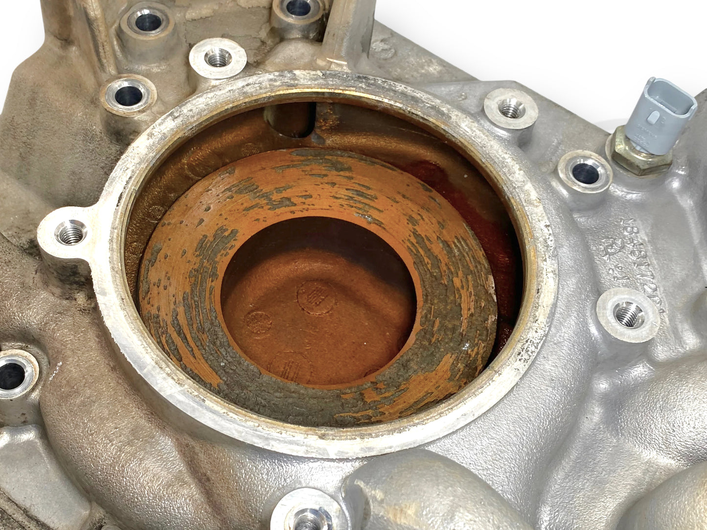 08-10 Ford F250 F350 6.4 6.4L Diesel Front Timing Cover Housing OE *Blem*