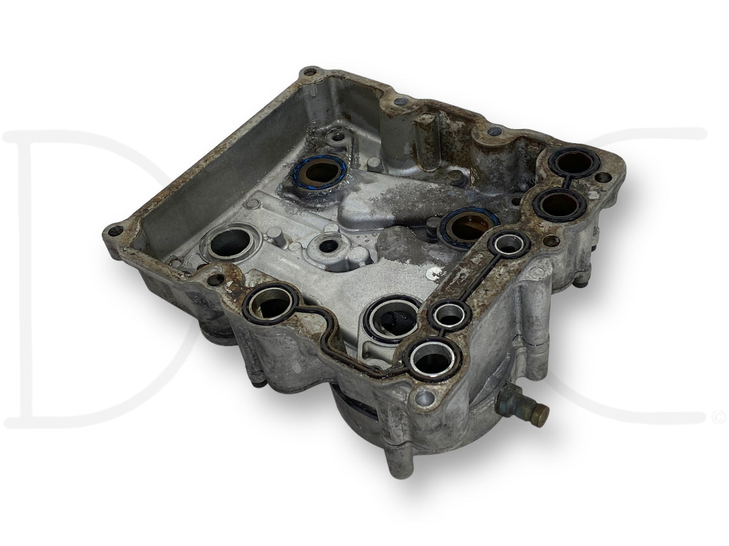 08-10 Ford F250 F350 6.4 6.4L Oil Cooler Housing Cover Assembly 1855840C96
