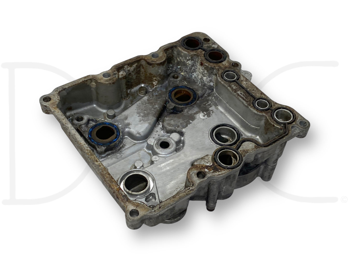 08-10 Ford F250 F350 6.4 6.4L Oil Cooler Housing Cover Assembly 1855840C96