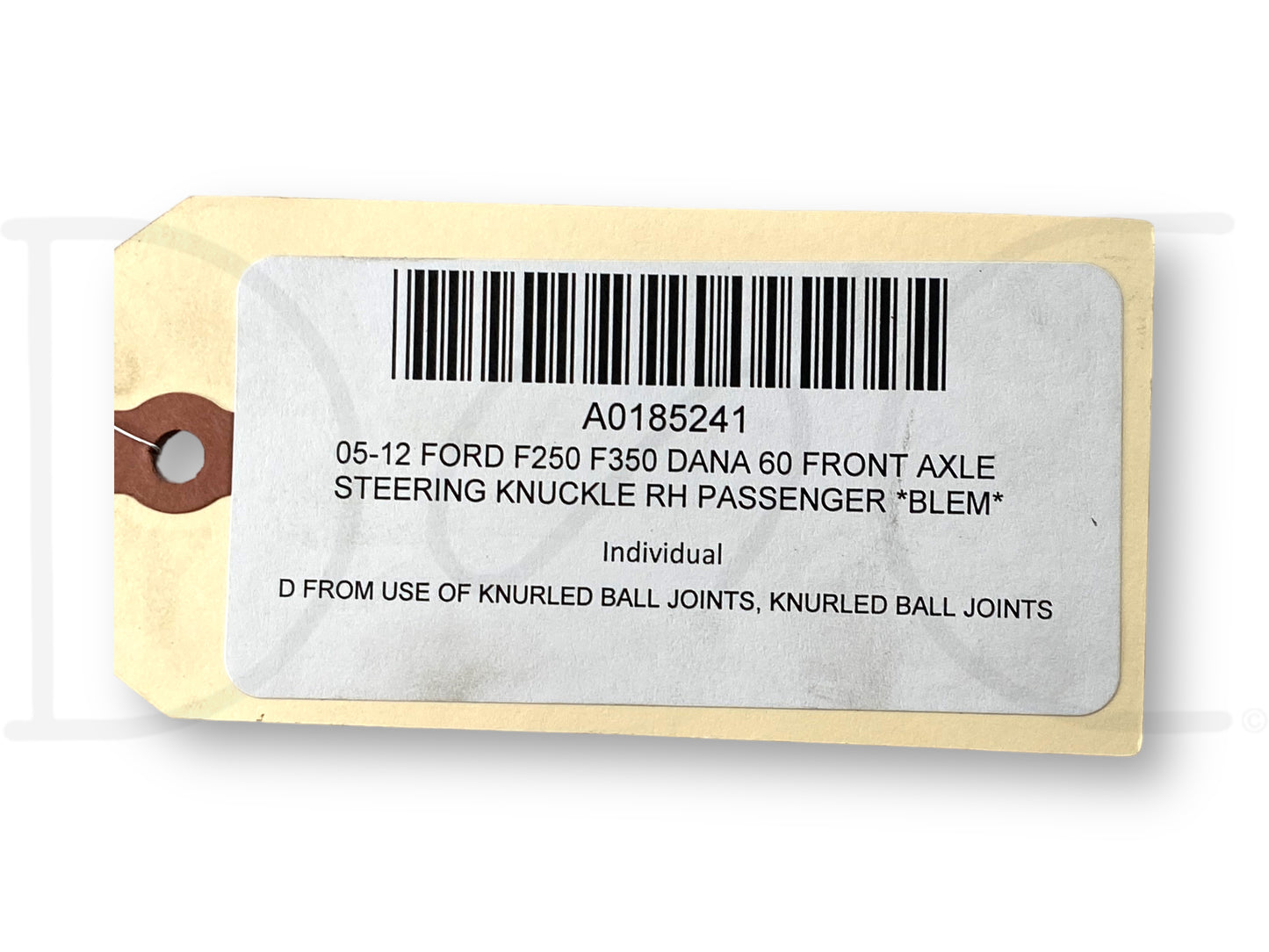 05-12 Ford F250 F350 DANA 60 Front Axle Steering Knuckle RH Passenger *Blem*