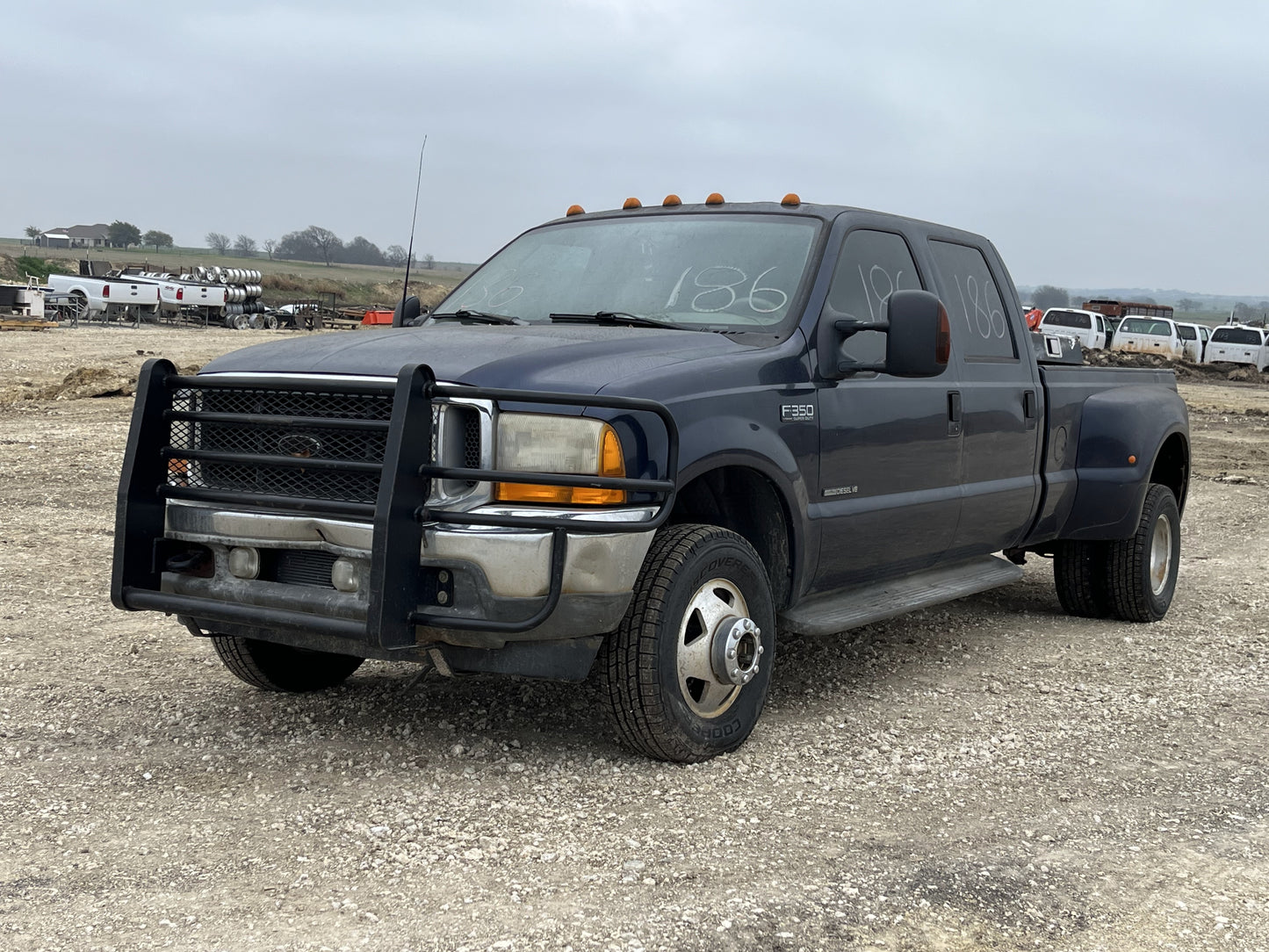 99-07 Ford F250 F350 Front LH Left Driver Door Blue