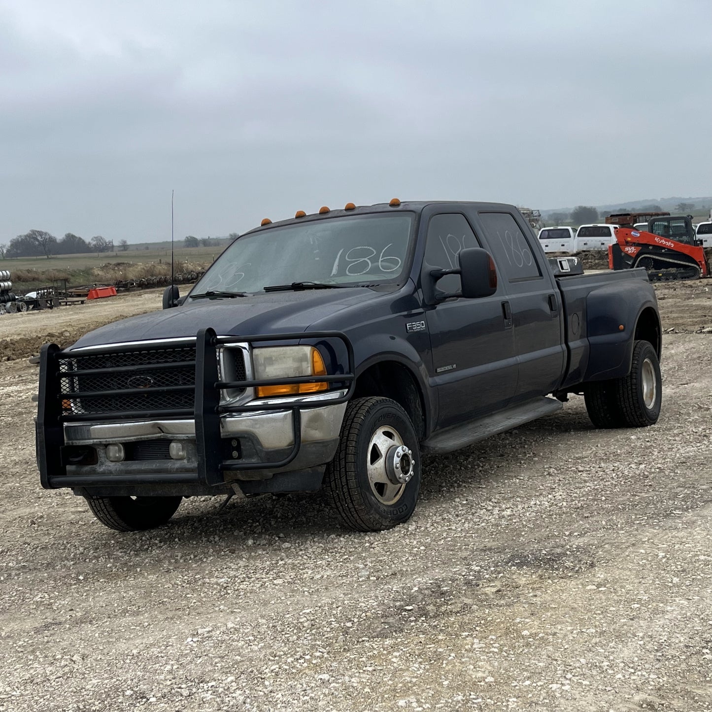 99-07 Ford F250 F350 Front LH Left Driver Door Blue