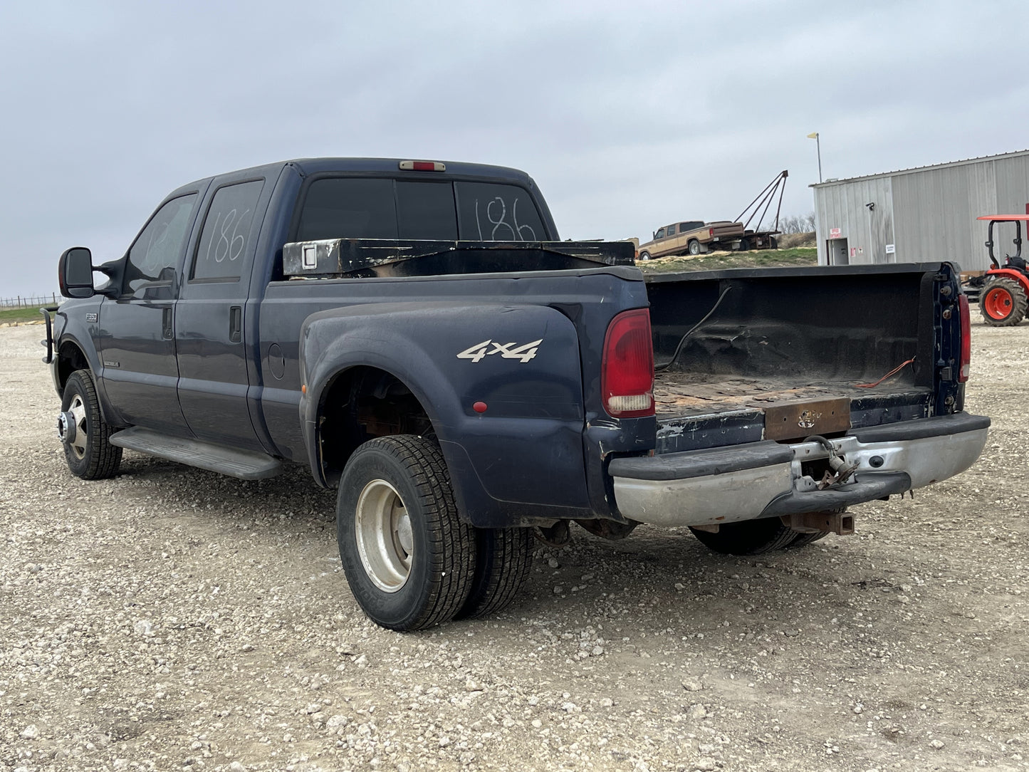 99-07 Ford F250 F350 Front LH Left Driver Door Blue
