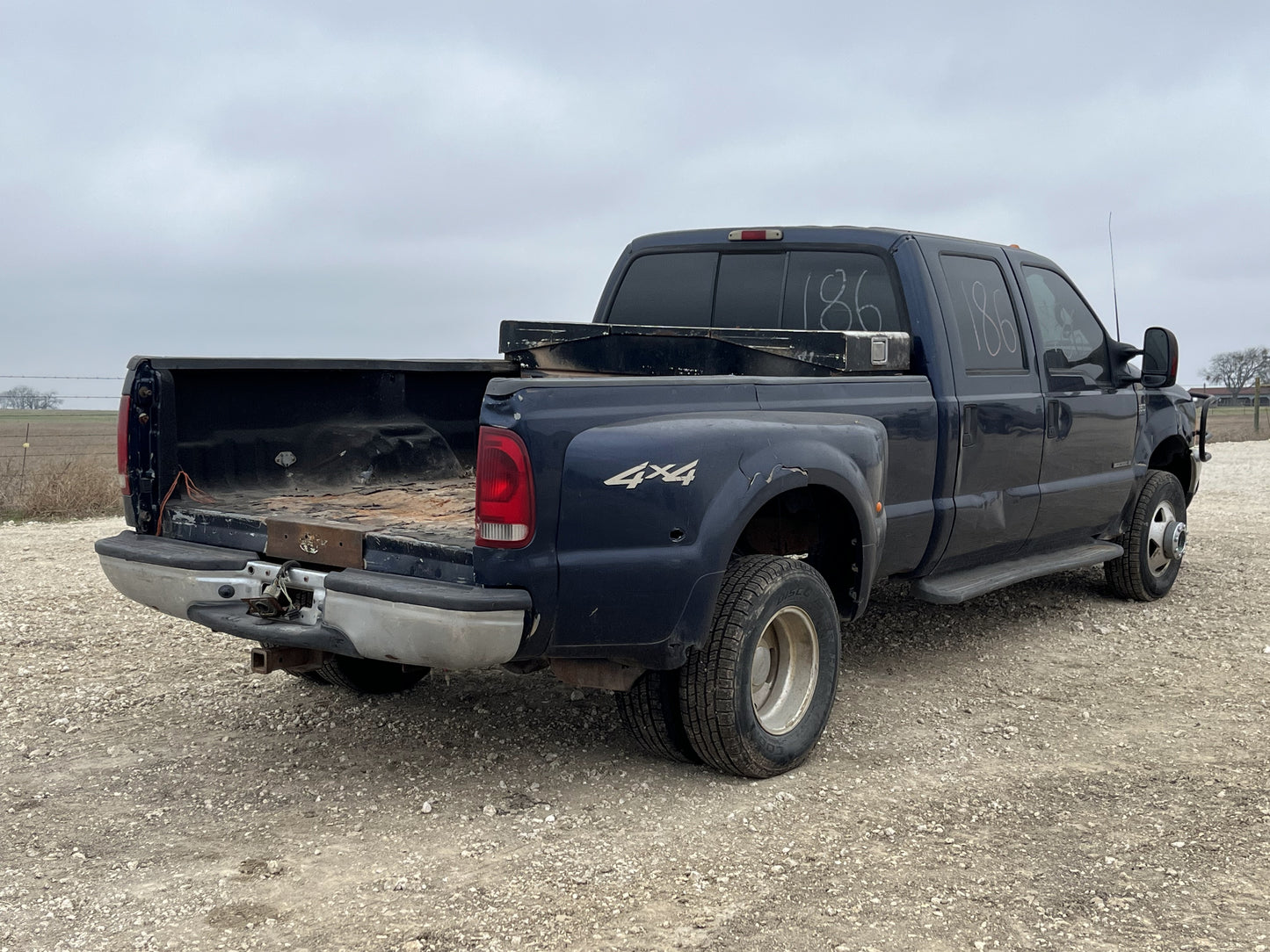 99-07 Ford F250 F350 Front LH Left Driver Door Blue