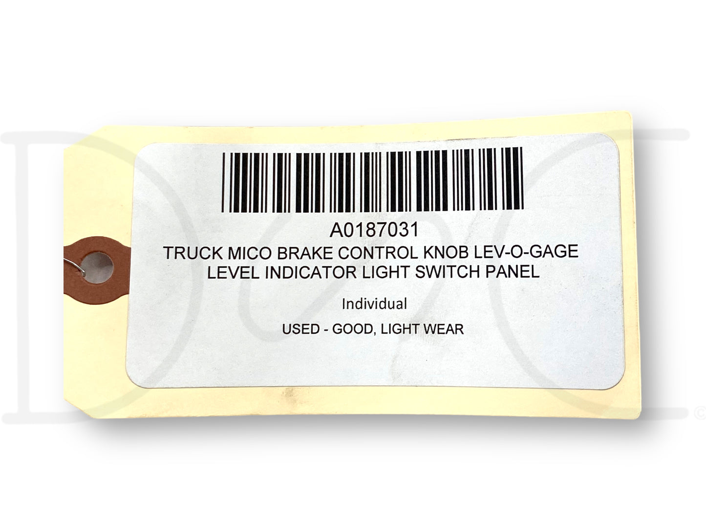 Truck Mico Brake Control Knob Lev-O-Gage Level Indicator Light Switch Panel