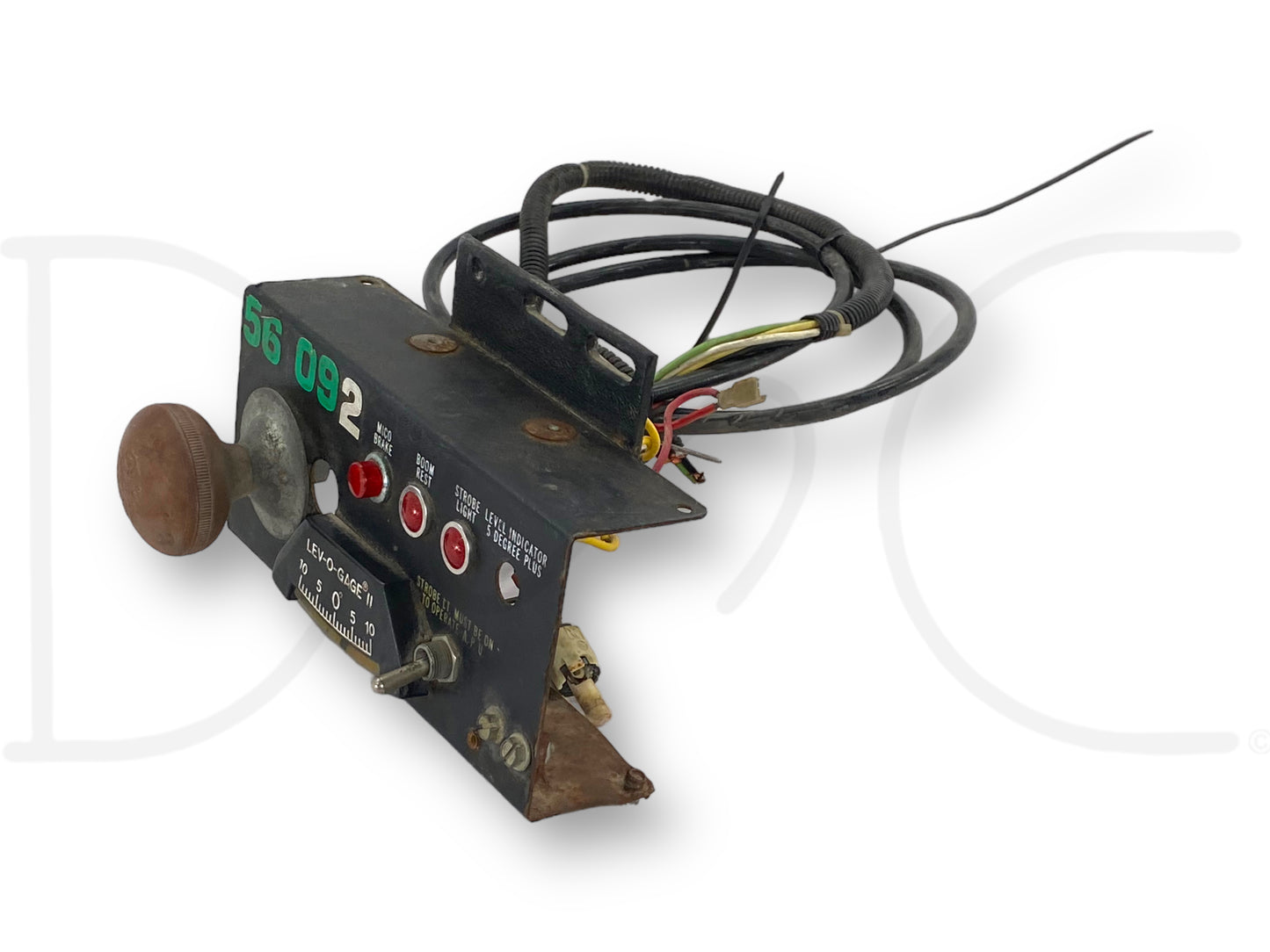 Truck Mico Brake Control Knob Lev-O-Gage Level Indicator Light Switch Panel