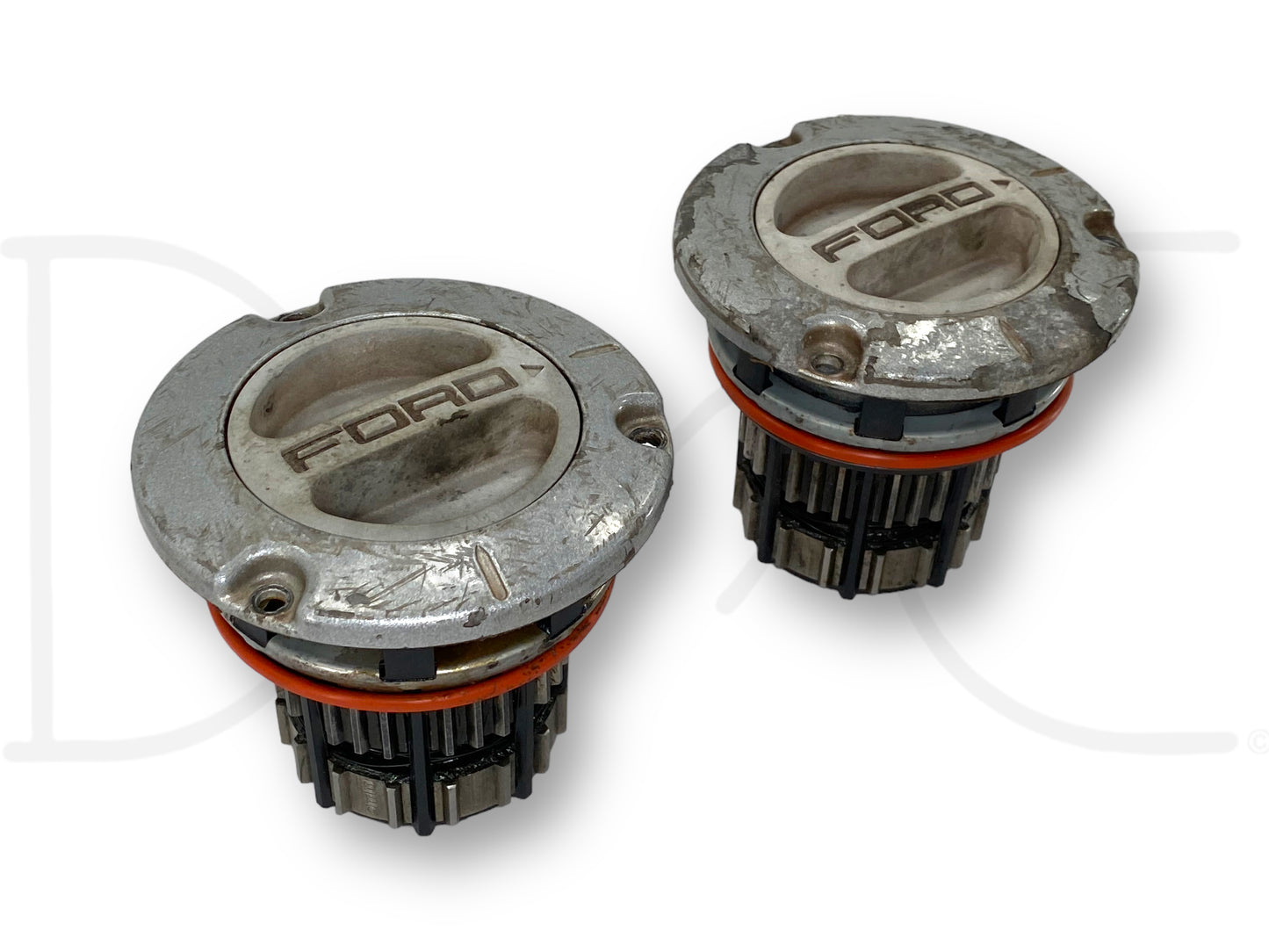 05-10 Ford F250 F350 4WD 4X4 Front Axle Auto Locking Hub Set Pair OEM Hubs