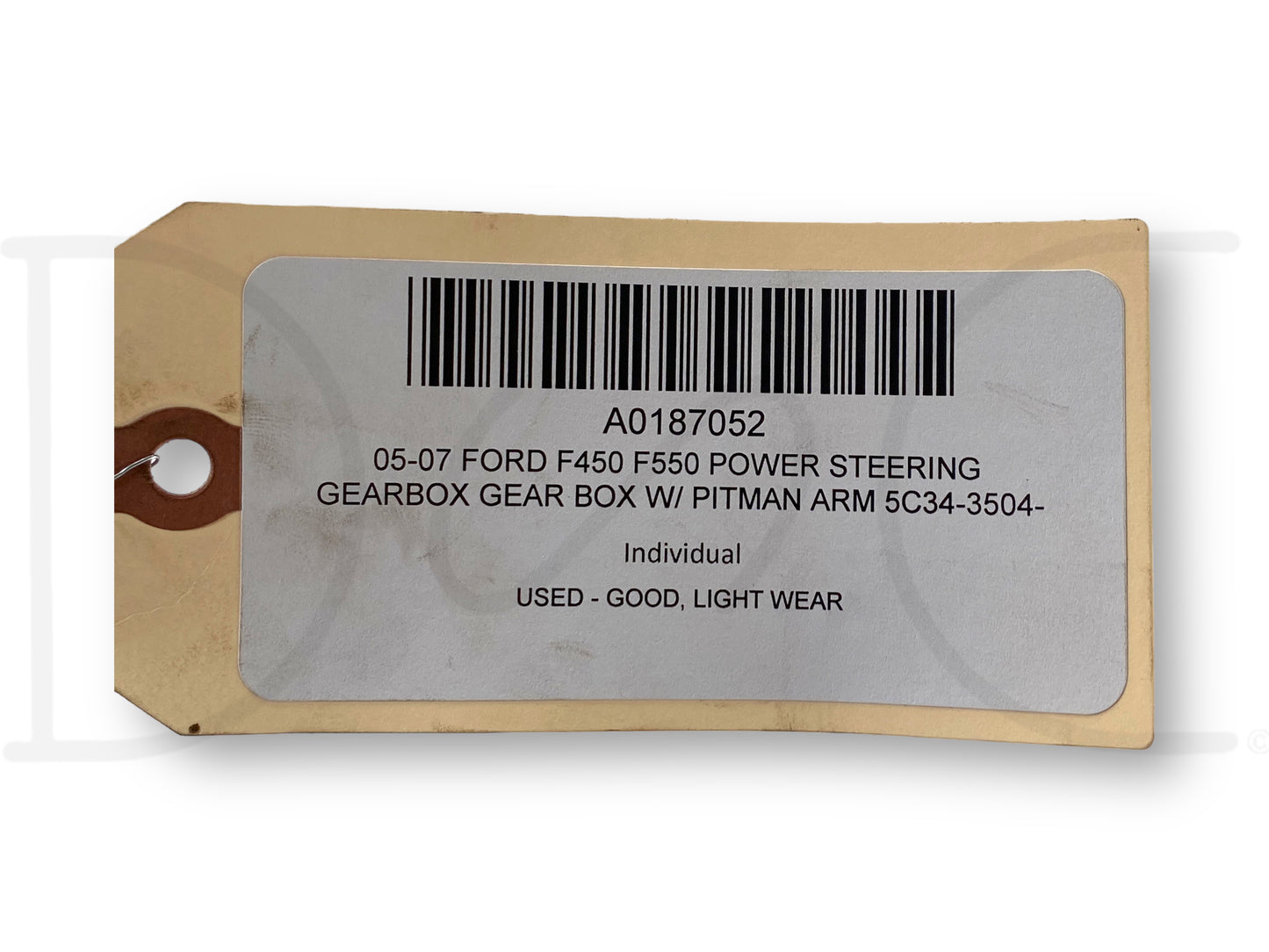 05-07 Ford F450 F550 Power Steering Gearbox Gear Box W/ Pitman Arm 5C34-3504-Bb