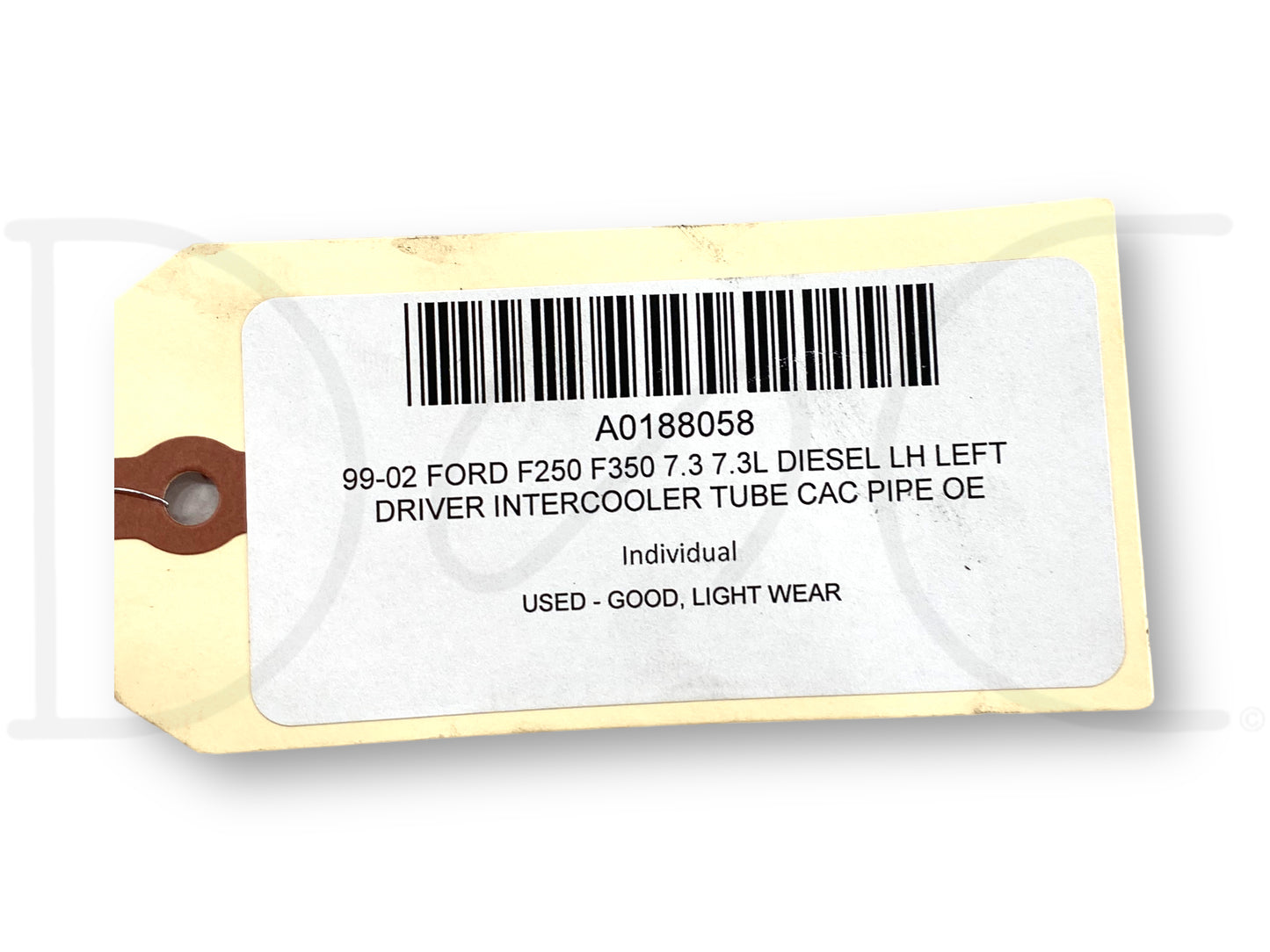 99-02 Ford F250 F350 7.3 7.3L Diesel LH Left Driver Intercooler Tube CAC Pipe OE