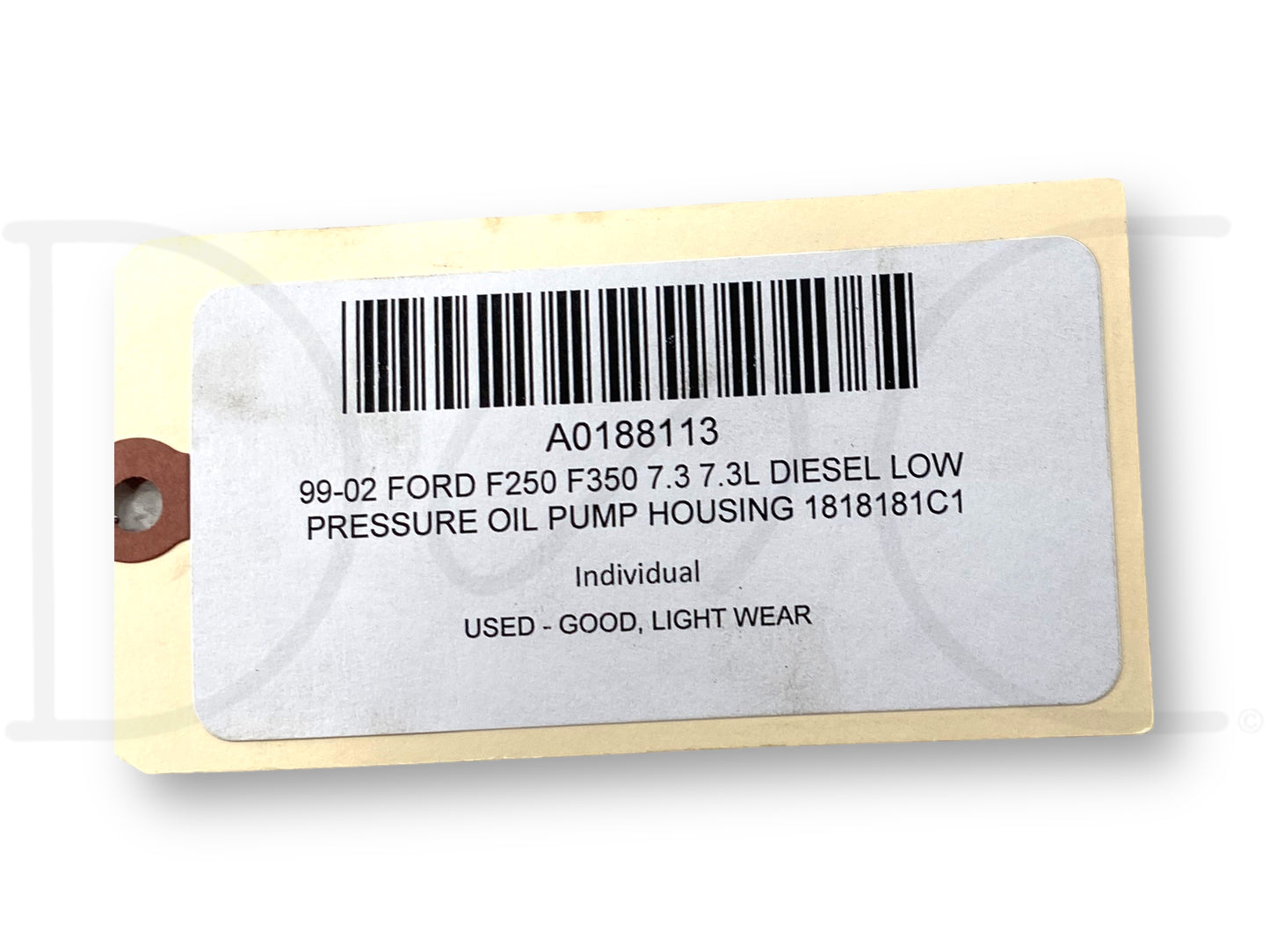 99-02 Ford F250 F350 7.3 7.3L Diesel Low Pressure Oil Pump Housing 1818181C1