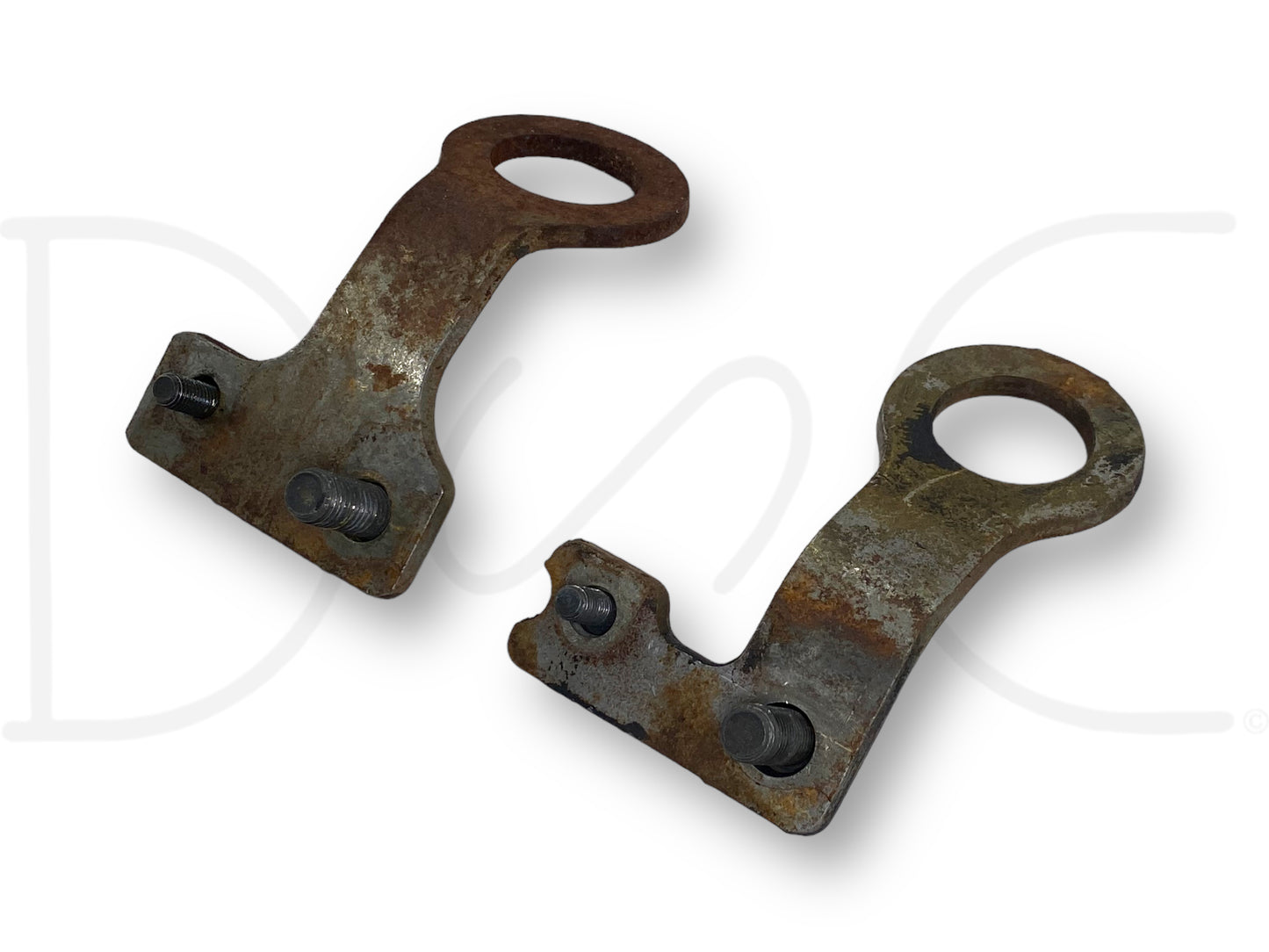 99-02 Ford F250 F350 7.3 7.3L Engine Lifting Eye Bracket Set OEM Brackets Eyes