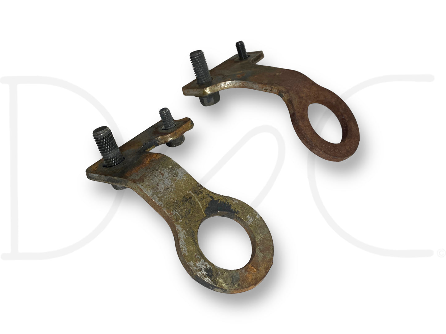 99-02 Ford F250 F350 7.3 7.3L Engine Lifting Eye Bracket Set OEM Brackets Eyes