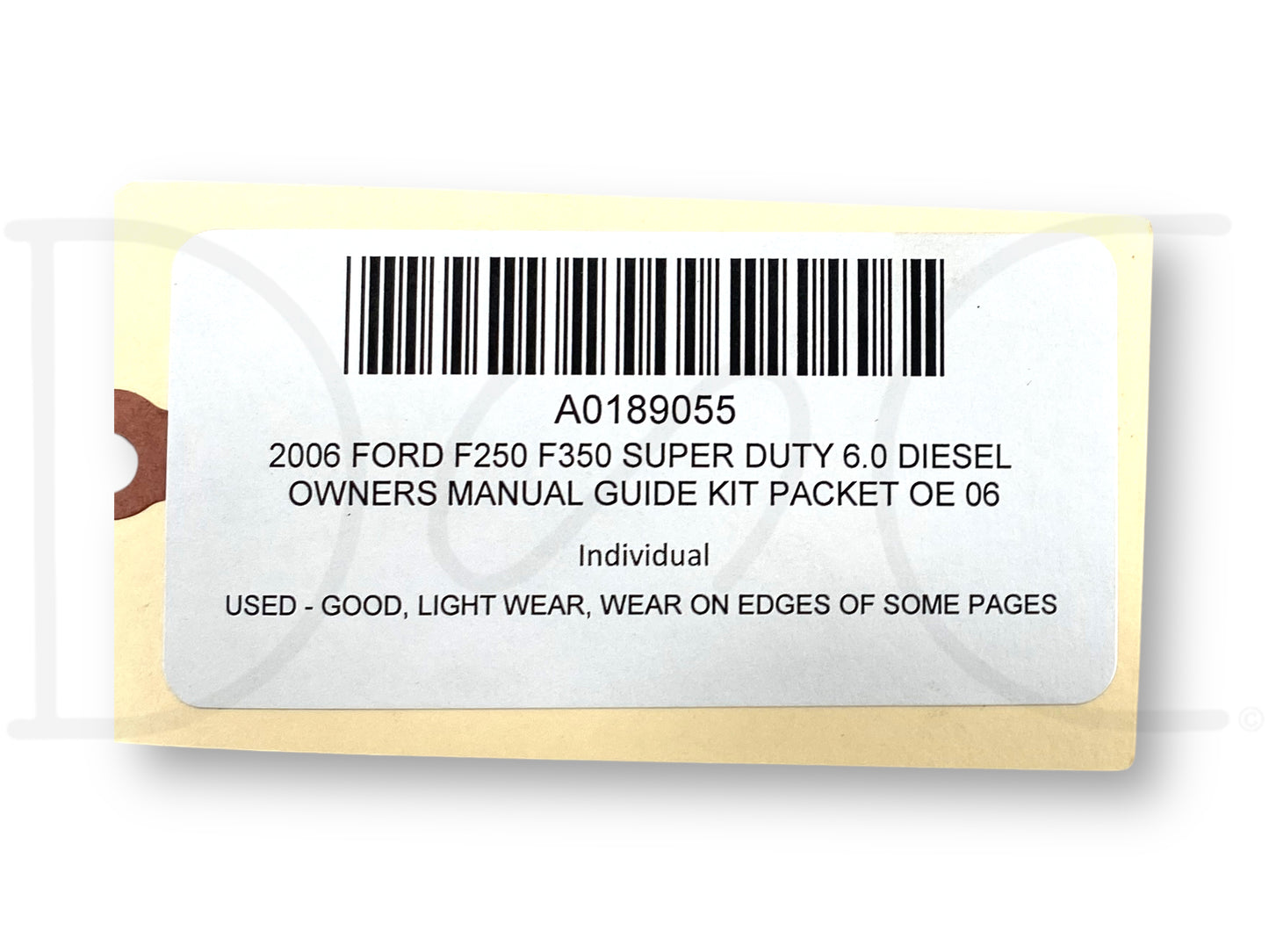 2006 Ford F250 F350 Super Duty 6.0 Diesel Owners Manual Guide Kit Packet OE 06