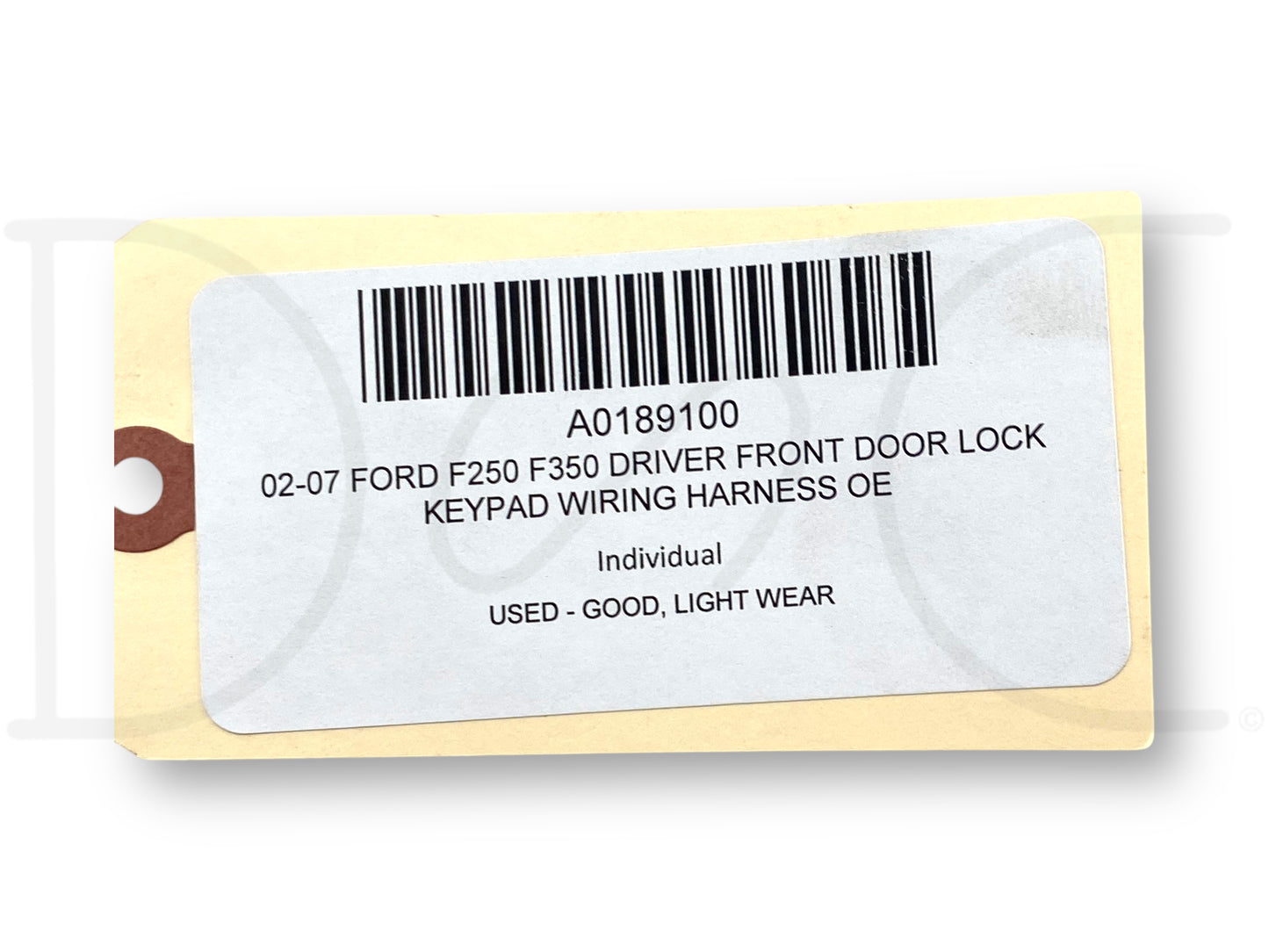 02-07 Ford F250 F350 Driver Front Door Lock Keypad Wiring Harness OE