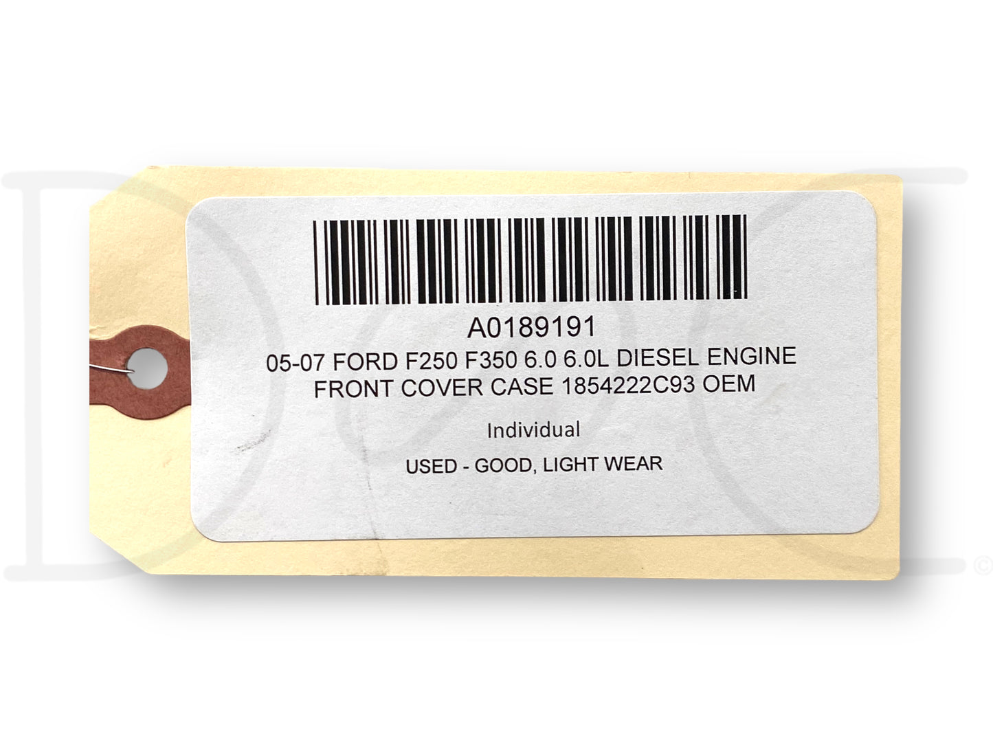 05-07 Ford F250 F350 6.0 6.0L Diesel Engine Front Cover Case 1854222C93 OEM