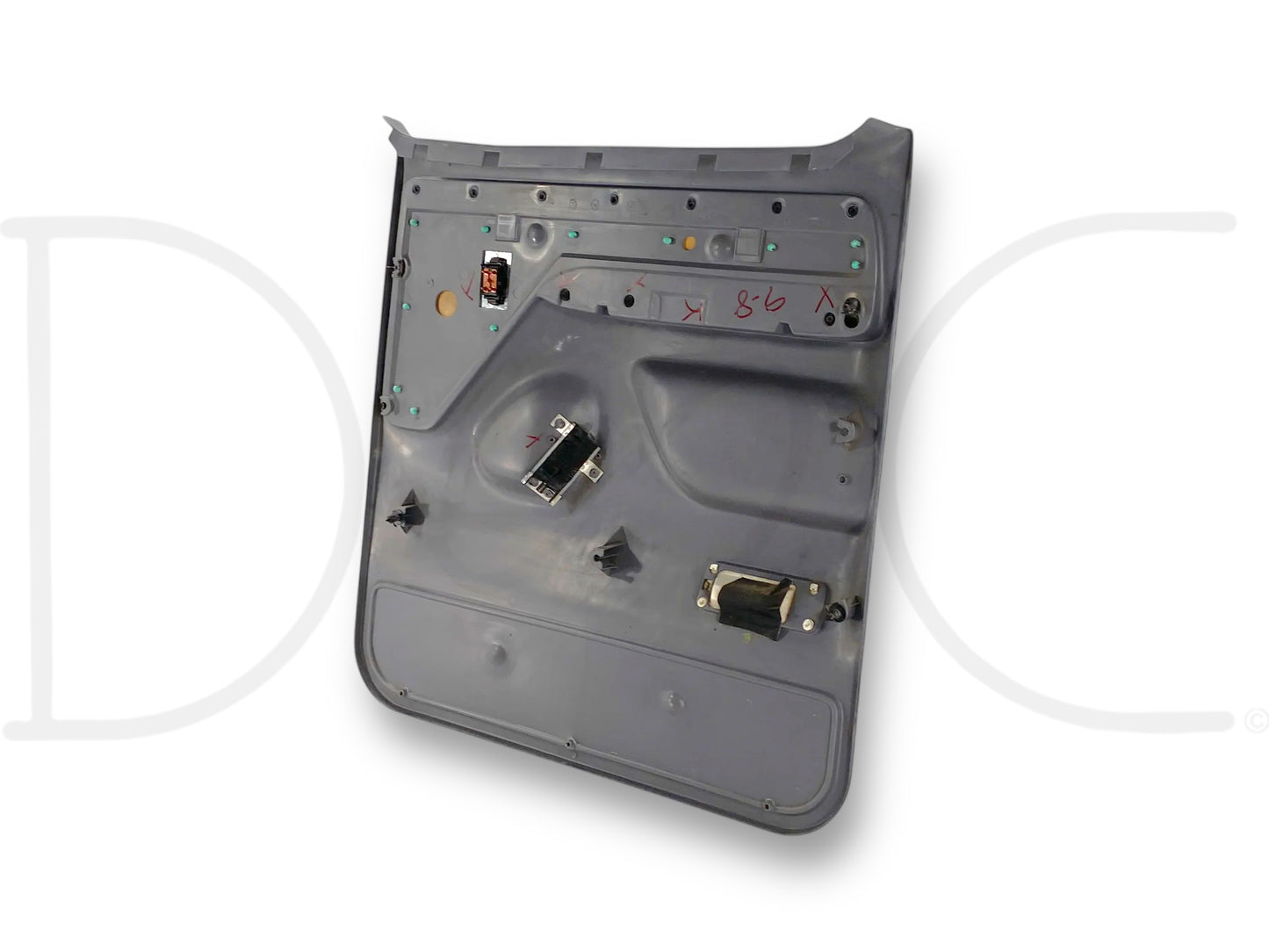 94-97 Ford F250 F350 LH Left Driver Rear Door Panel Power Opal Gray OE