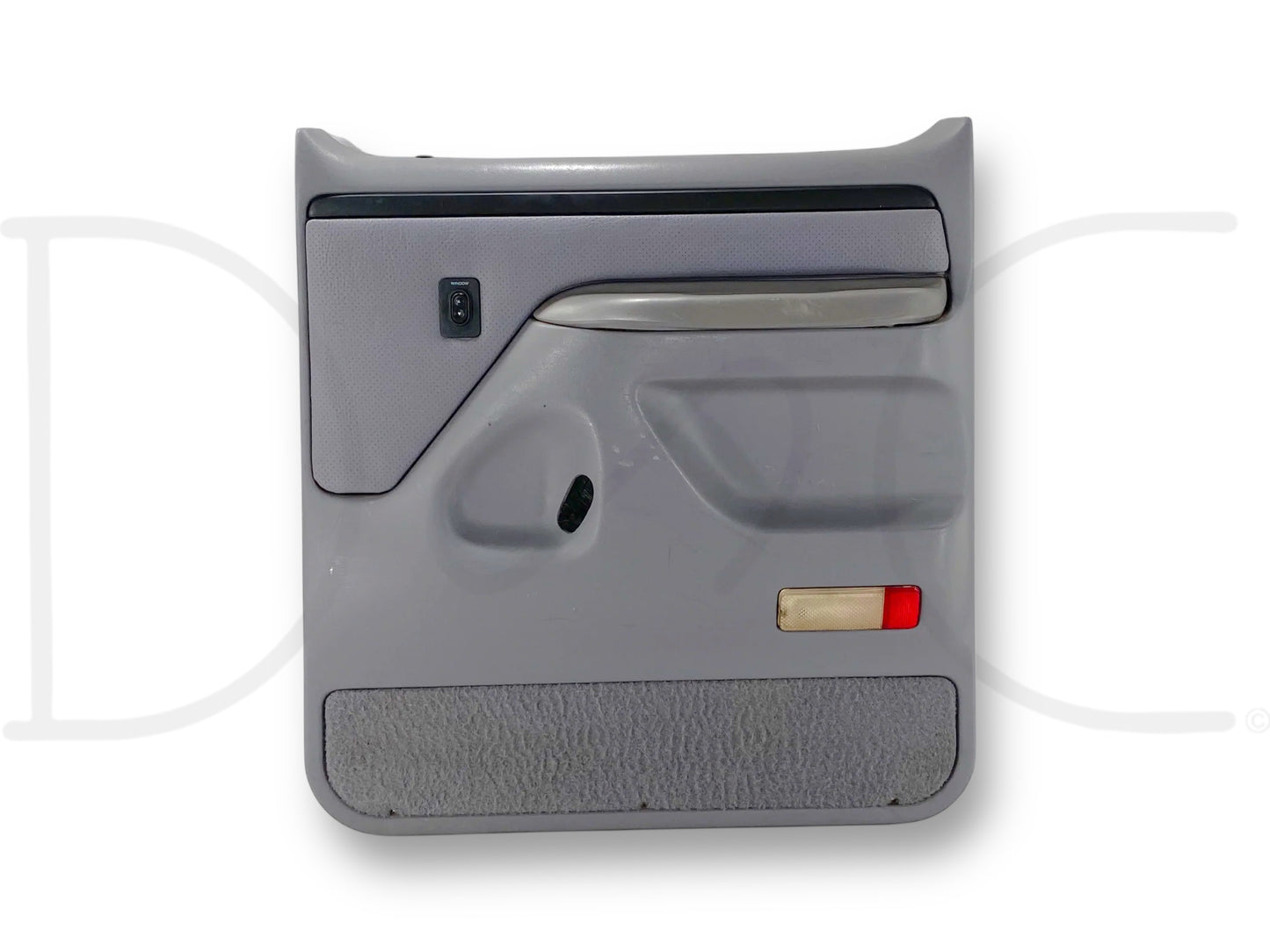 94-97 Ford F250 F350 RH Right Passenger Rear Door Panel Power Opal Gray OE