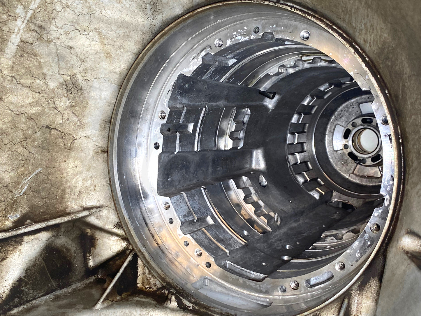 94-97 Ford 7.3 Diesel E4OD Auto Automatic Transmission Empty Case F7Up-7006-AB