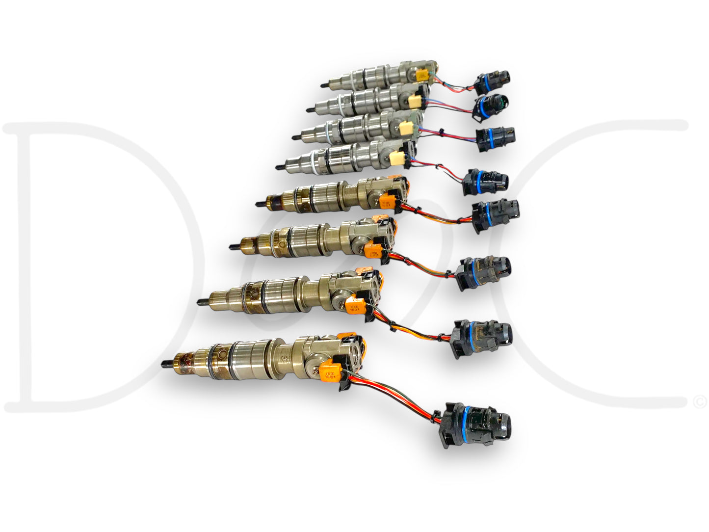03-07 Ford F250 F350 6.0 6.0L Diesel Fuel Injector Set (8) Injectors *CORES*