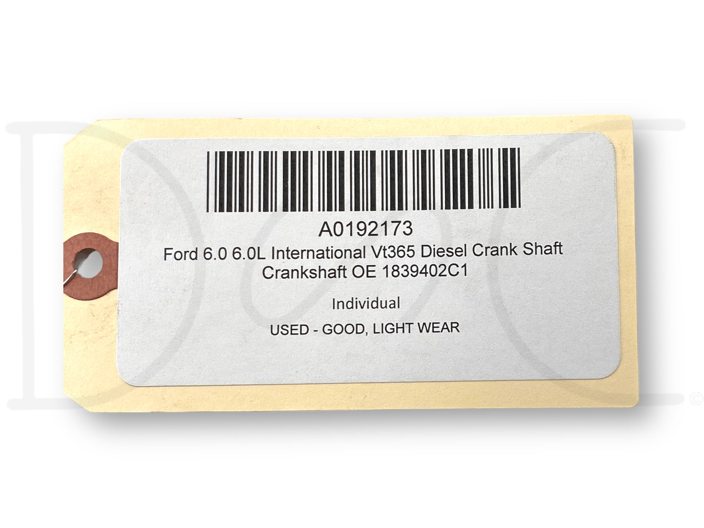 Ford 6.0 6.0L International Vt365 Diesel Crank Shaft Crankshaft OE 1839402C1