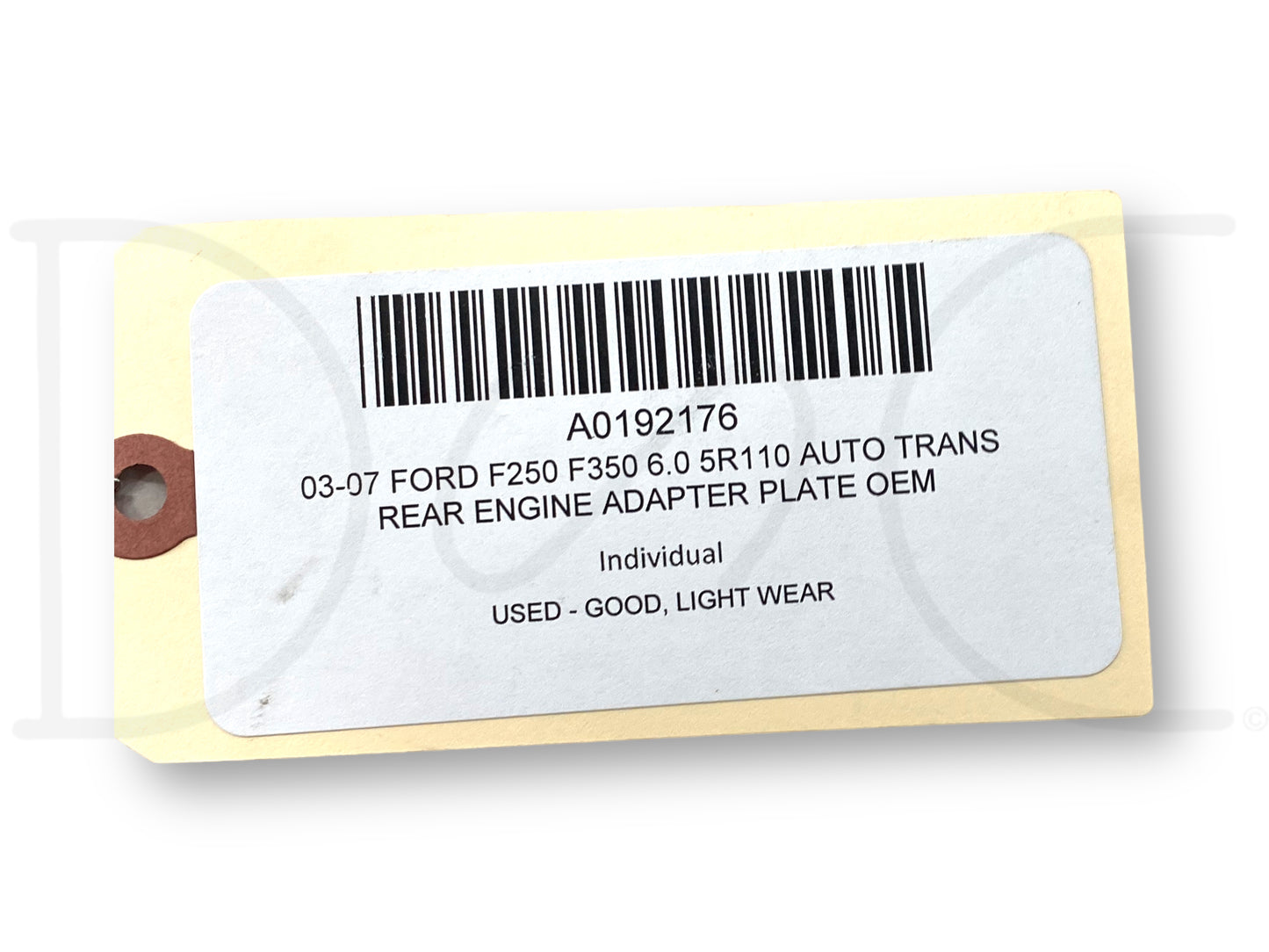 03-07 Ford F250 F350 6.0 5R110 Auto Trans Rear Engine Adapter Plate OEM