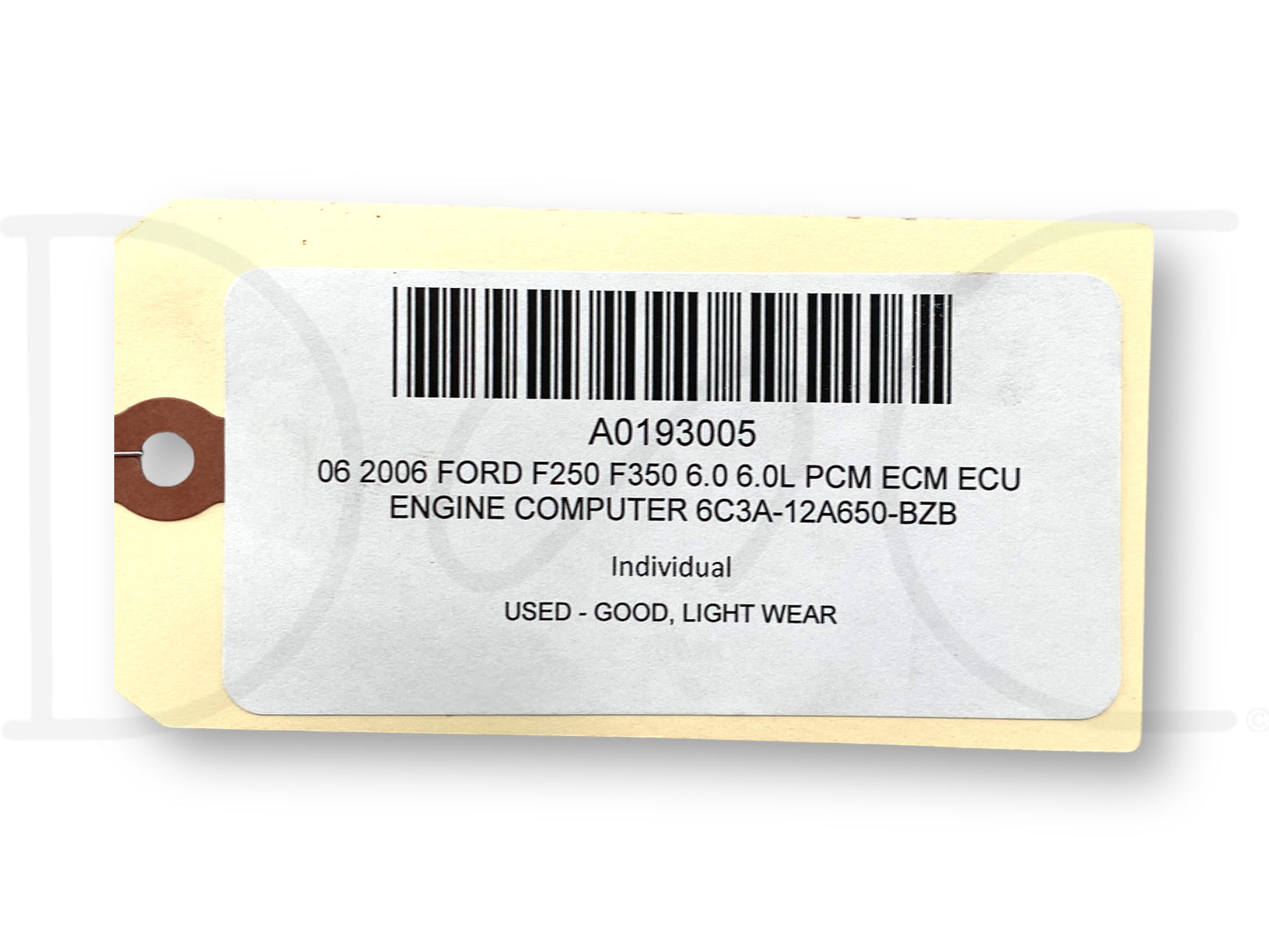 06 2006 Ford F250 F350 6.0 6.0L PCM ECM ECU Engine Computer 6C3A-12A650-Bzb